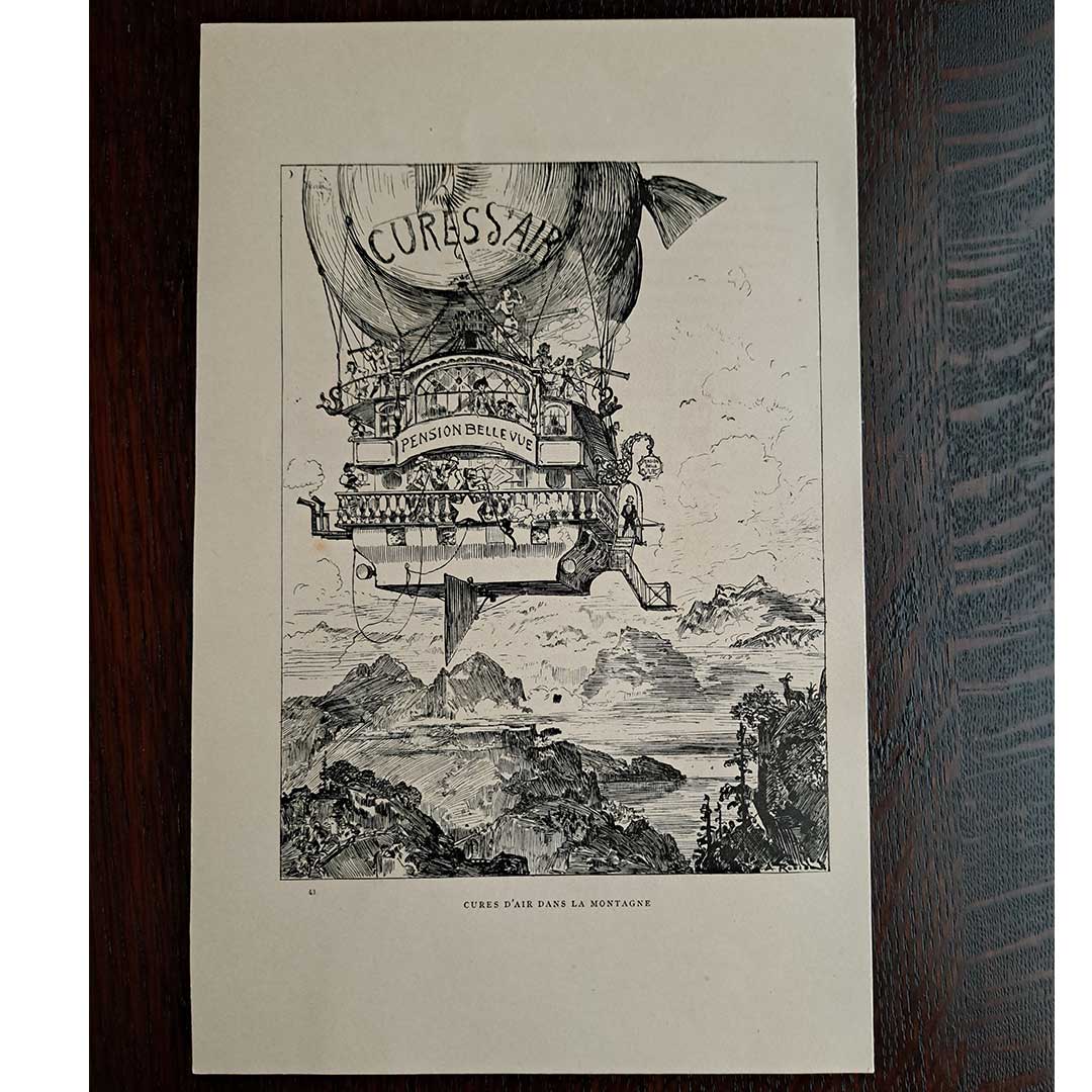 アルベール・ロビダ≪大気療養船≫『20世紀』