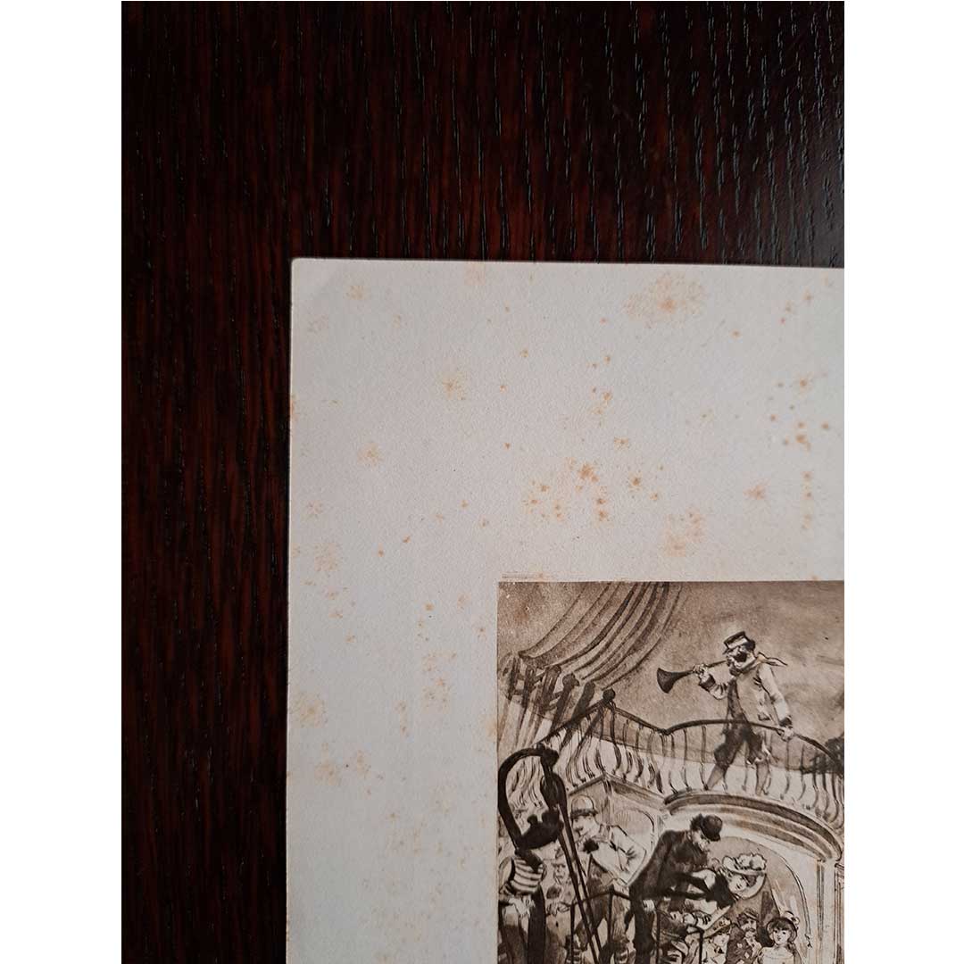 アルベール・ロビダ≪大西洋定期飛行船の出発≫『20世紀』より