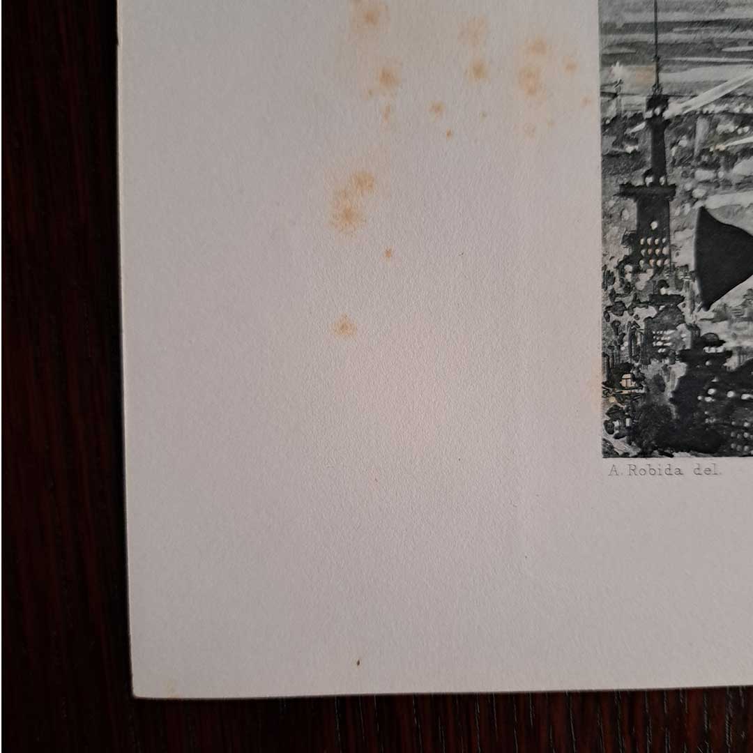 アルベール・ロビダ≪パリの夜≫『20世紀』