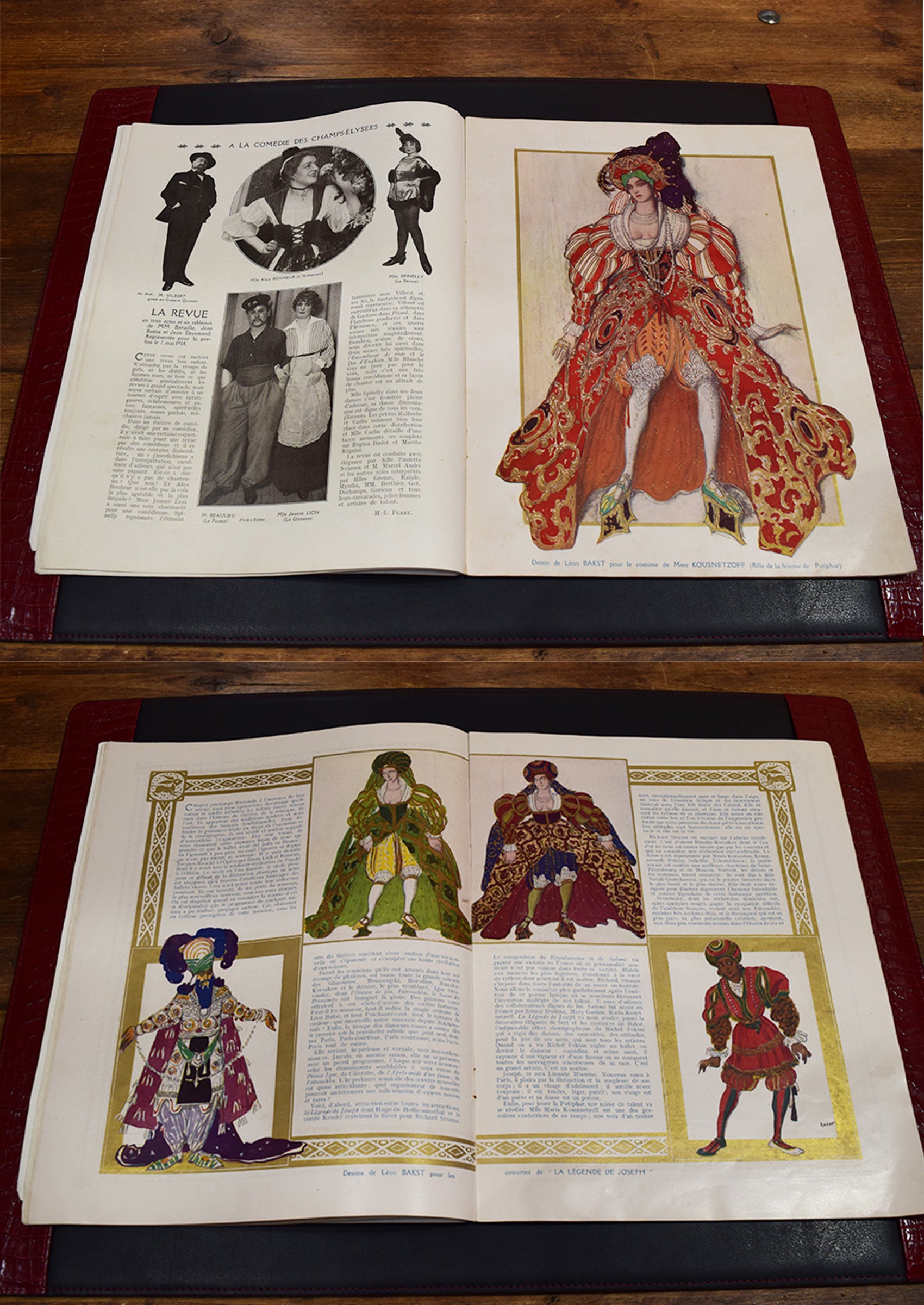 レオン・バクストによる衣装デザイン