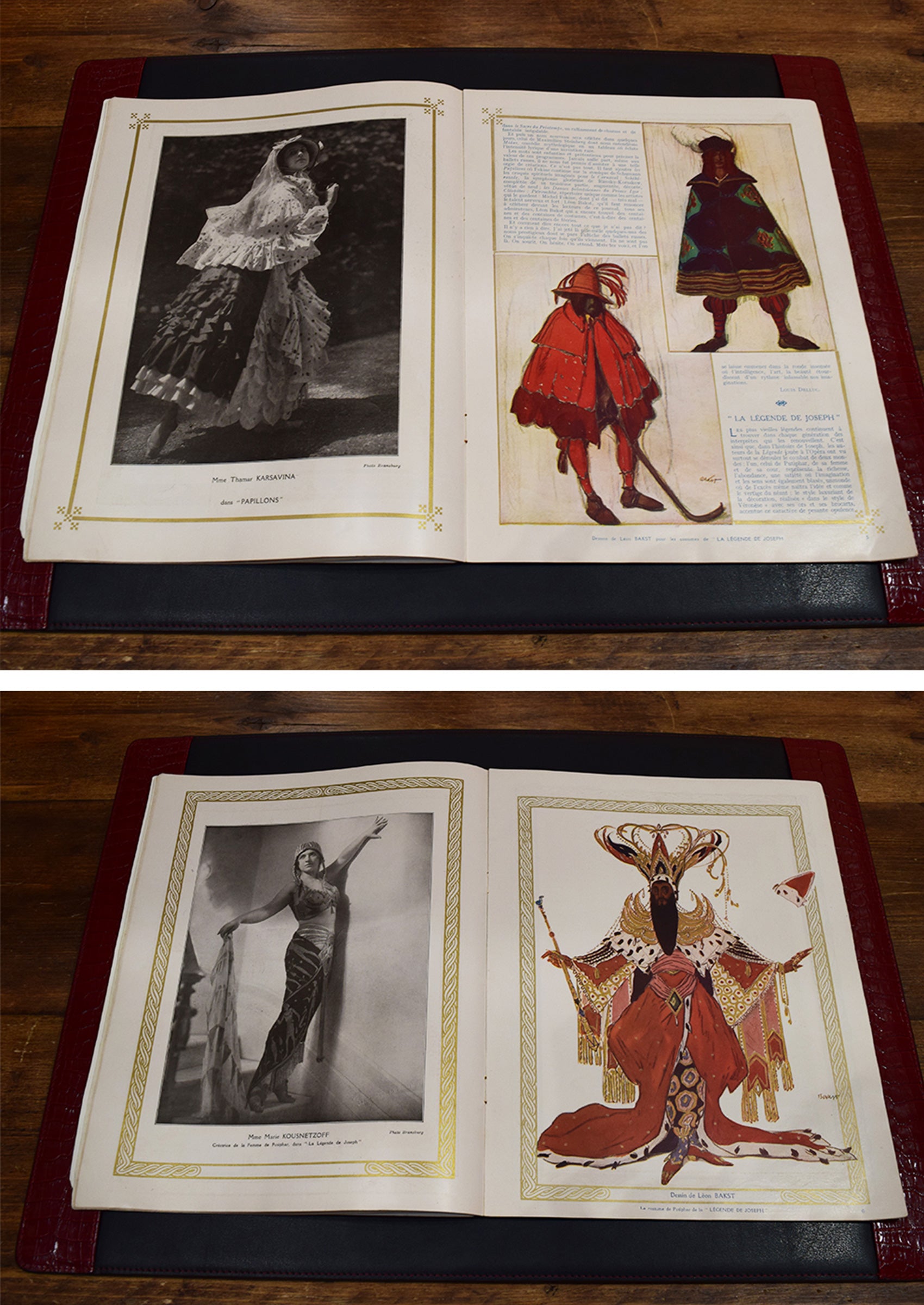 『蝶々』のカルサヴィナとレオン・バクストの衣装デザイン