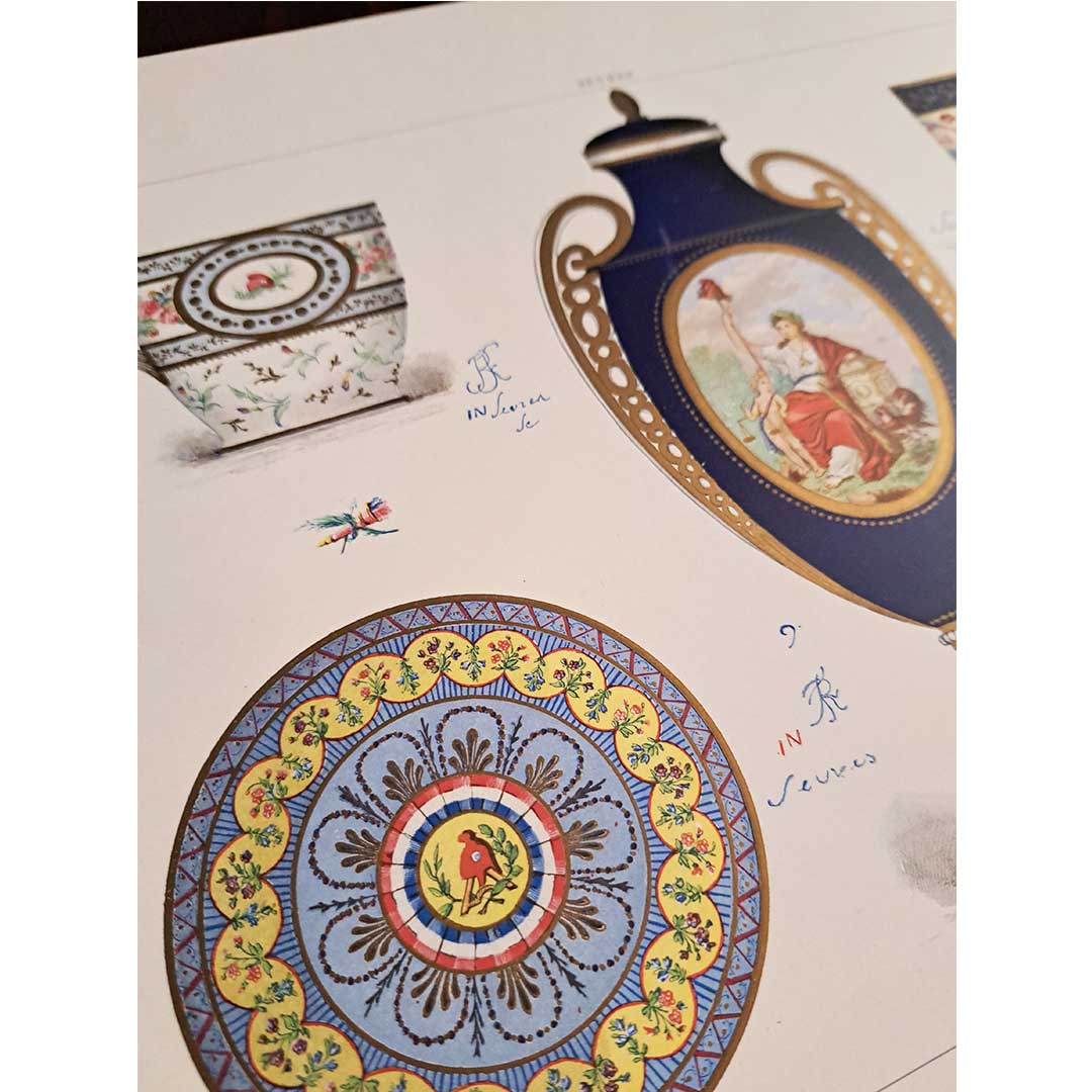 Sèvres soft-paste porcelain "Age of the Revolution" plate no. 2