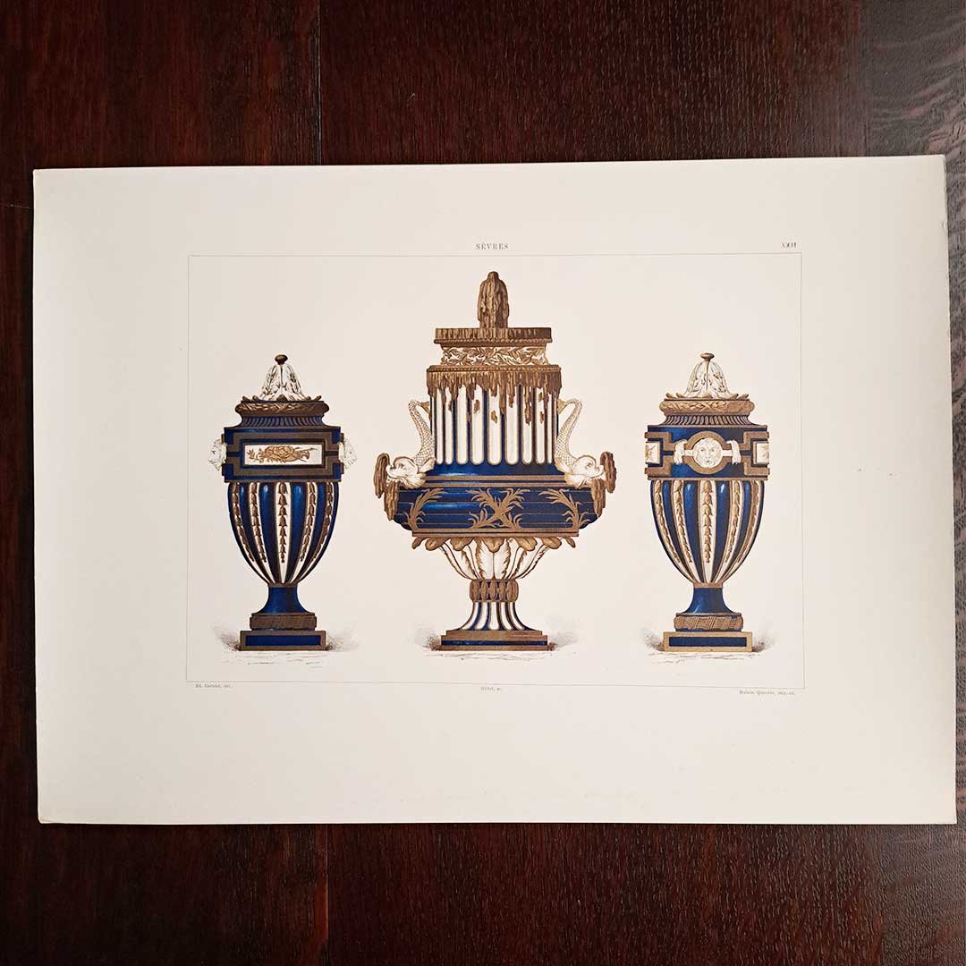 Sèvres soft porcelain "The Collection of Sir Richard Wallace" Plate No. 32