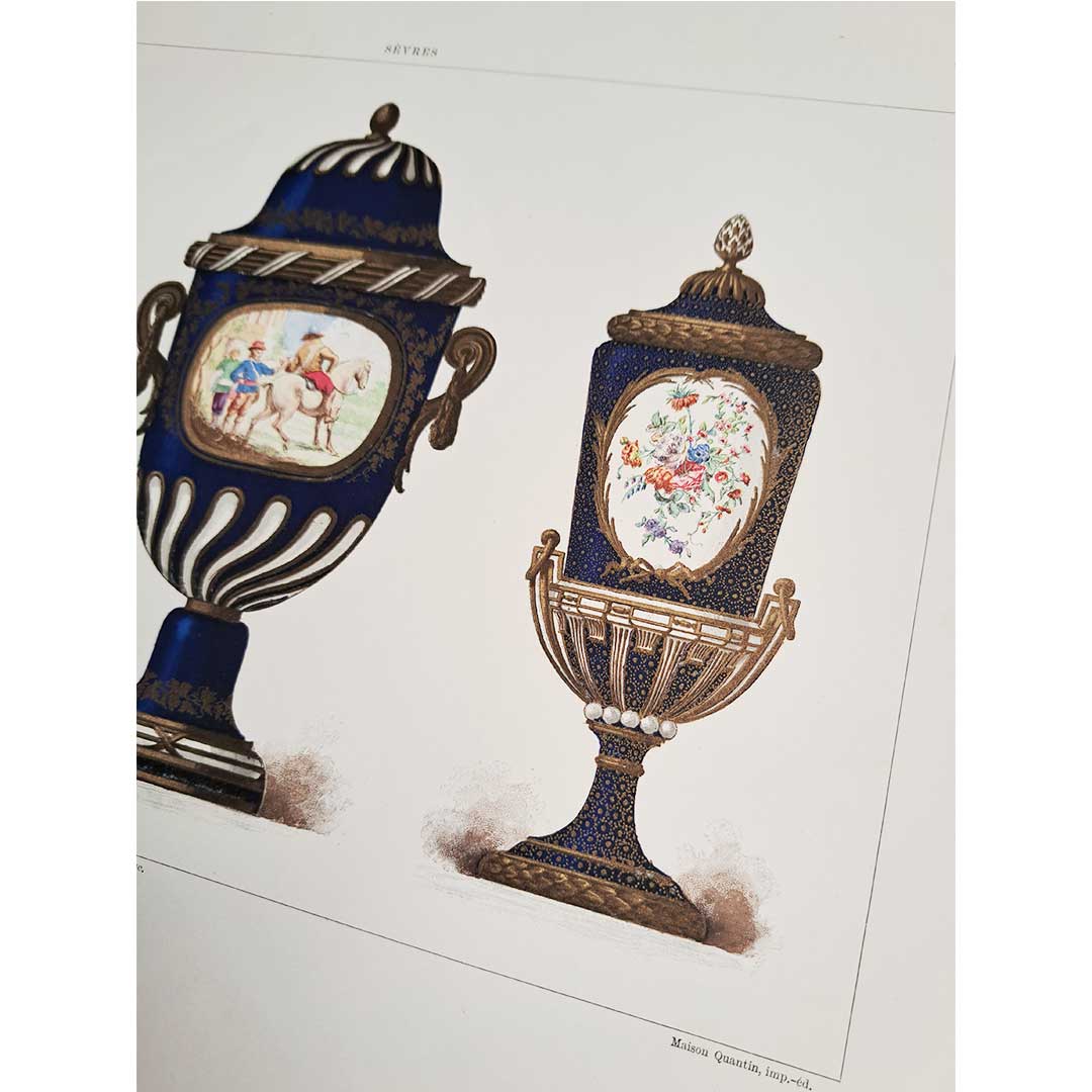 Sèvres soft-paste porcelain, "Collection John of the South Kensington Museum (V&A Museum)", plate no. 33