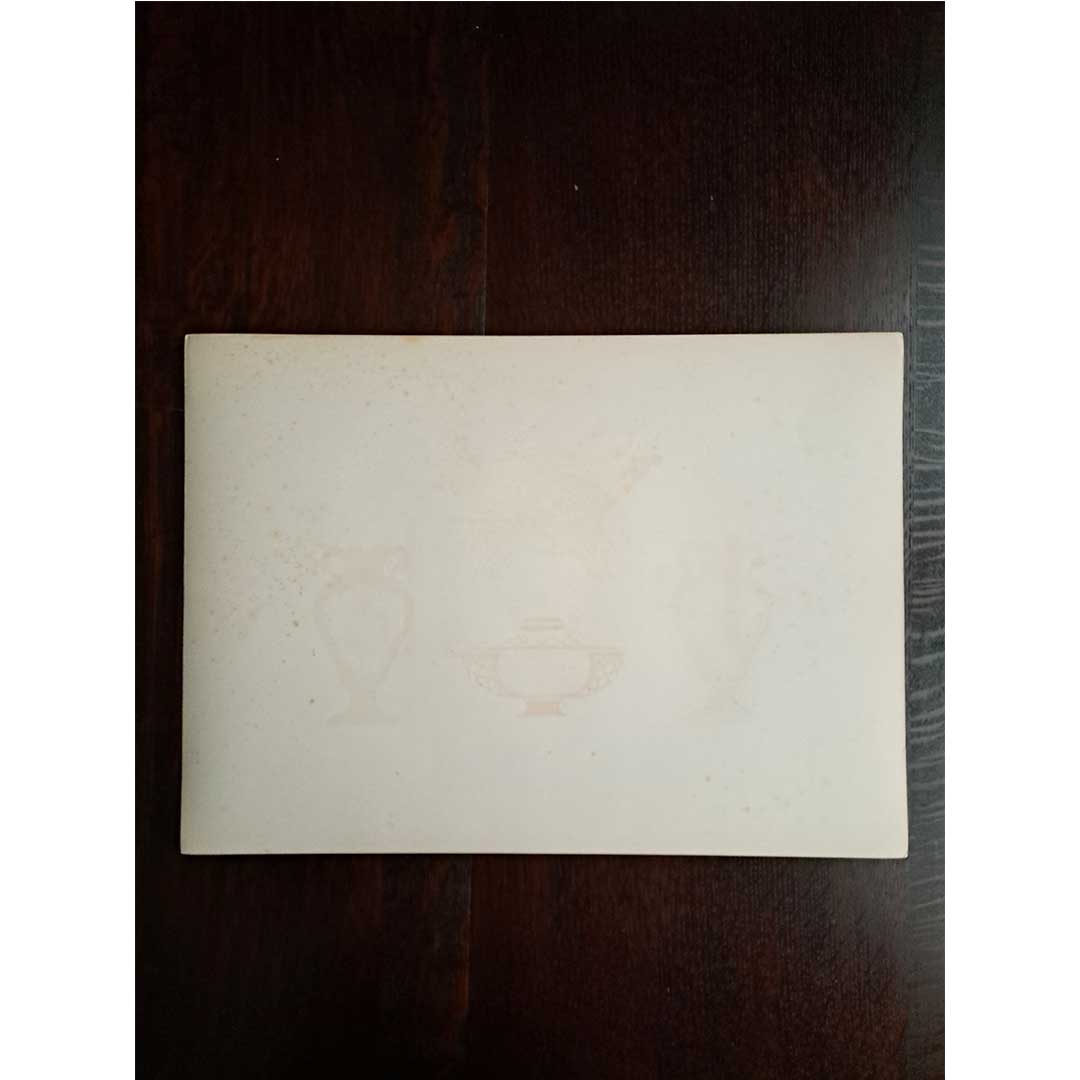 Sèvres soft-paste porcelain "Louis XV numbered planters and vases" plate no. 32