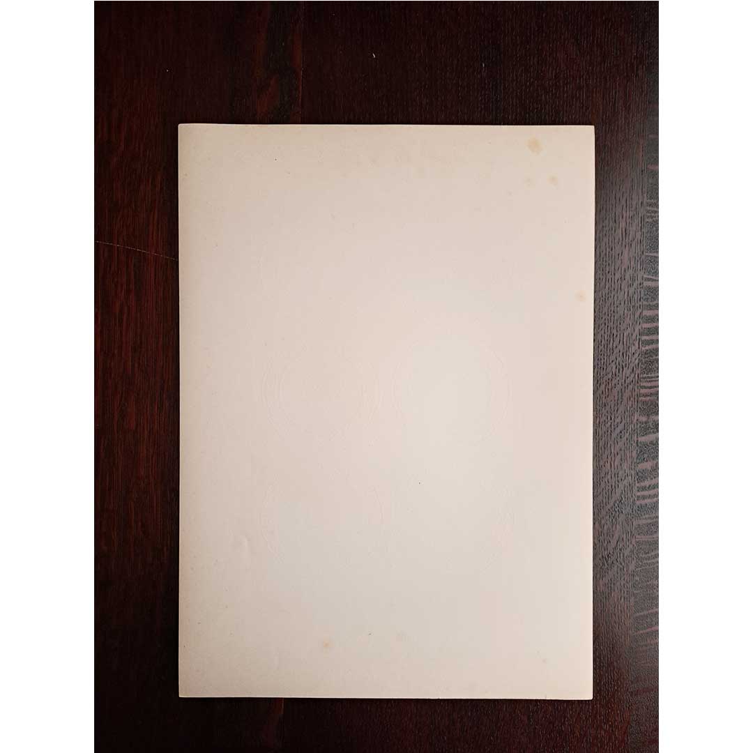 Sèvres soft porcelain "Six dishes" plate no. 8