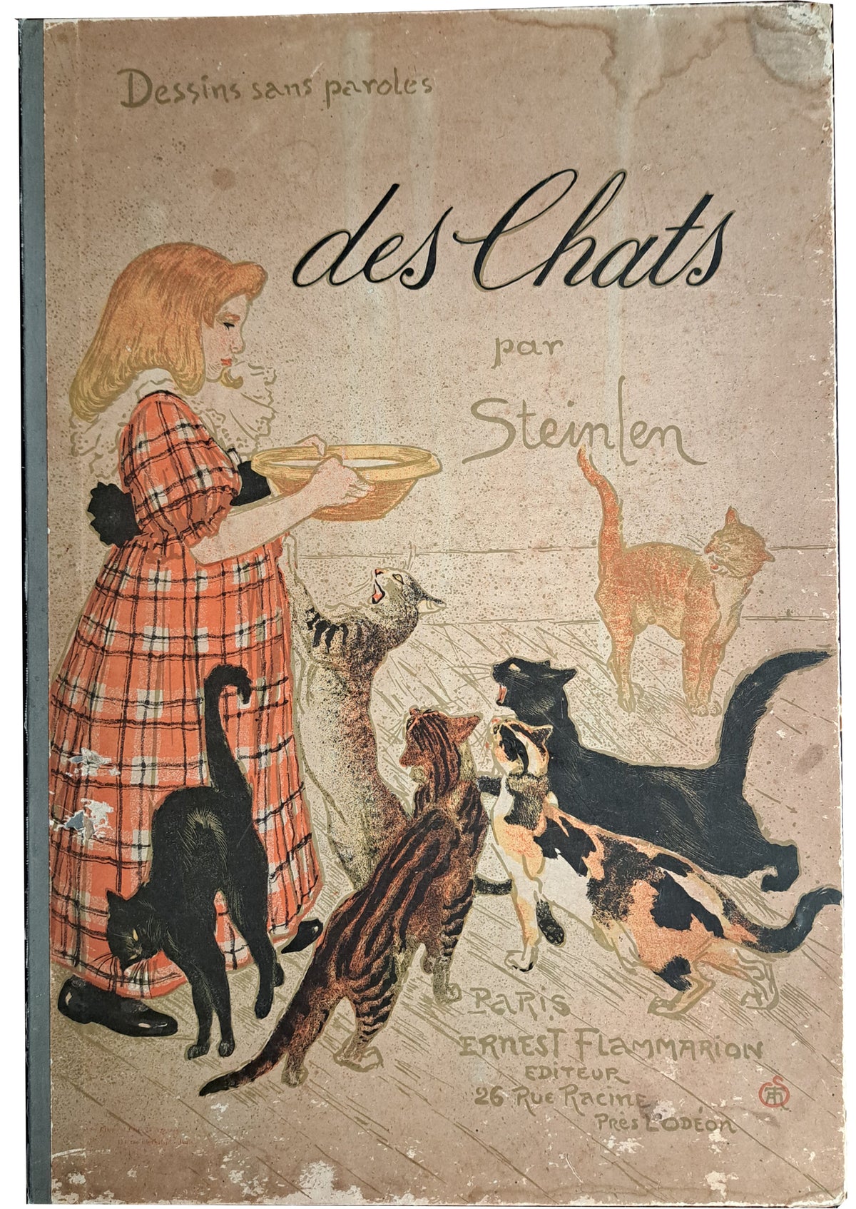 テオフィル・スタンラン ≪猫たち≫ 表紙図（1898年）