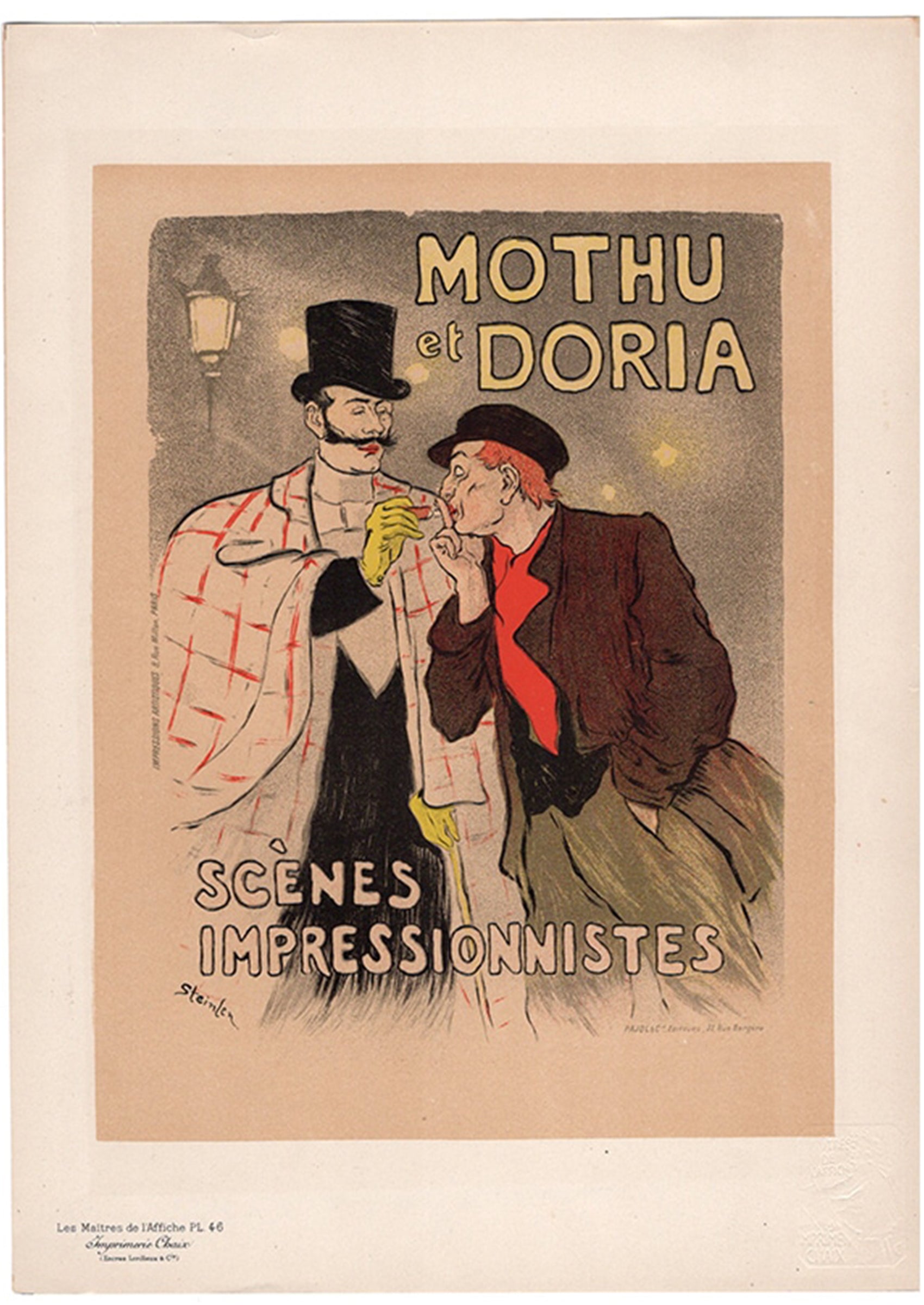 スタンラン ≪モテュとドリア≫ 1896年のスキャン画像