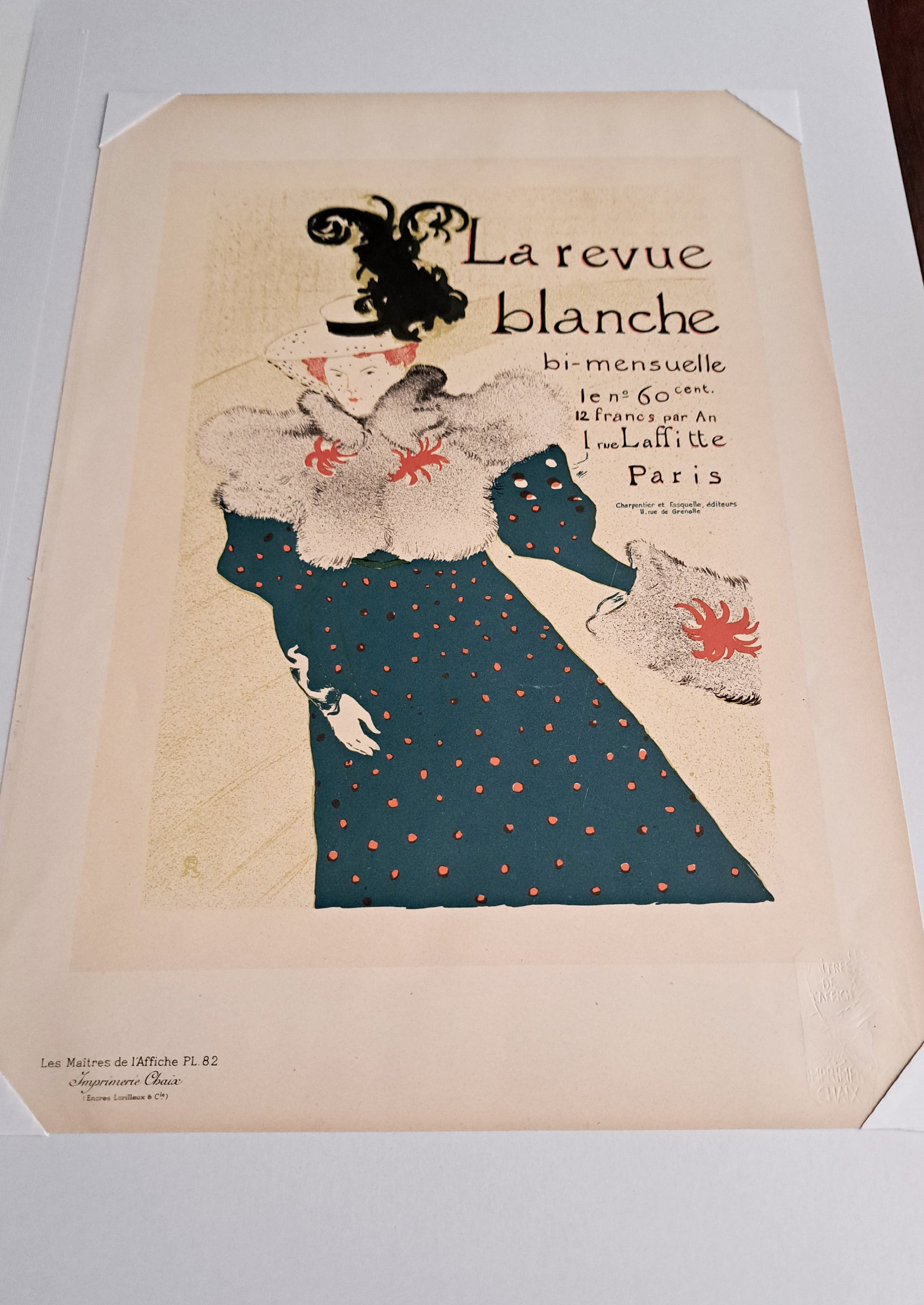 Toulouse-Lautrec "Revue Blanche" (from Les Maîtres de l'Affiche)