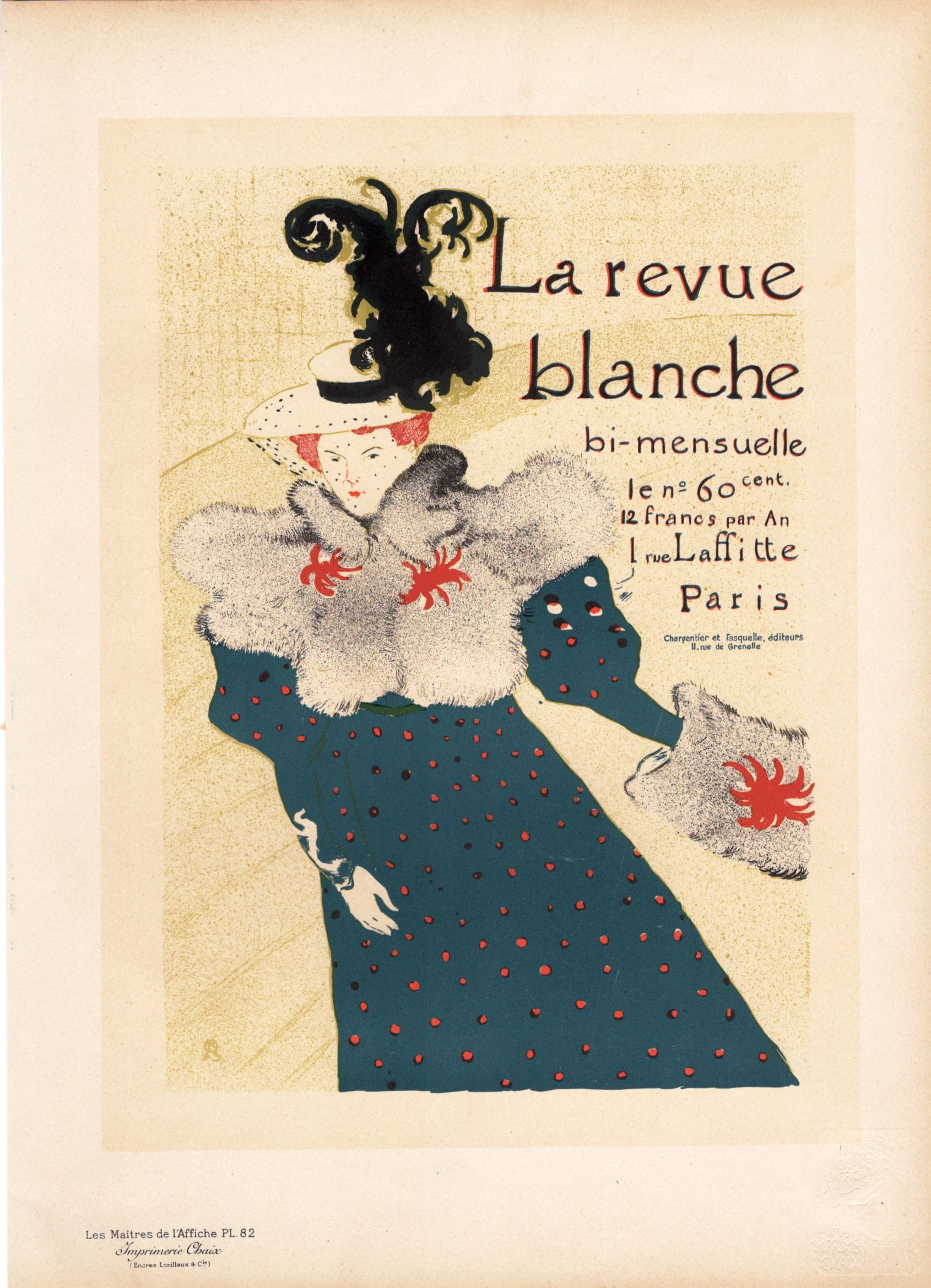 ロートレック「ルヴュ・ブランシュ」1897年