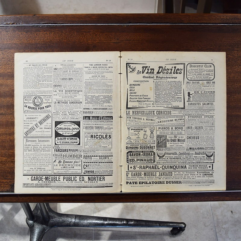 トゥールーズ＝ロートレック ≪フォリ・ベルジェールのマルコ兄弟≫『リール誌59号』1895年12月24日