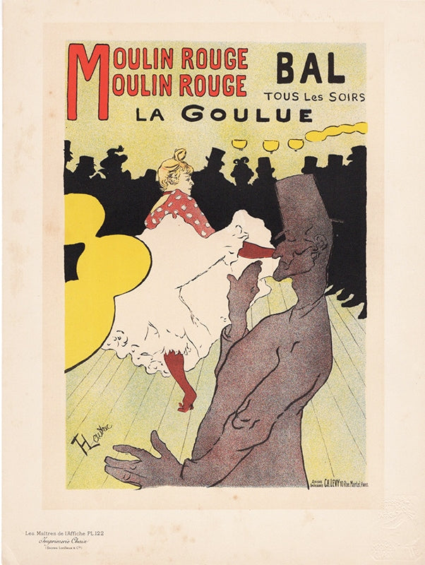 ロートレック「ムーラン・ルージュ・ラ・グーリュ」1898年
