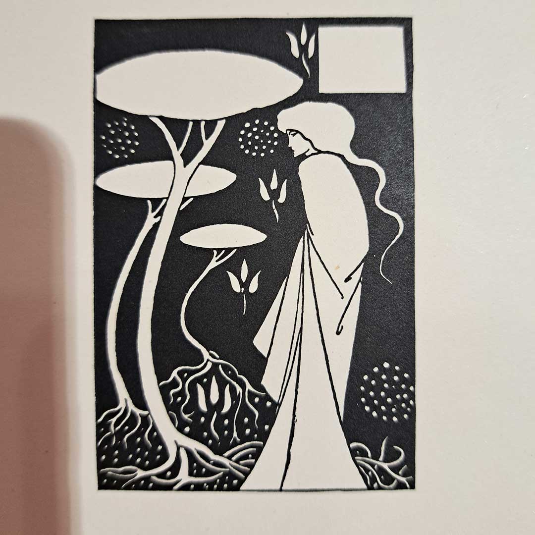 Chapter illustration from Aubrey Beardsley's Le Morte d'Arthur, 1905