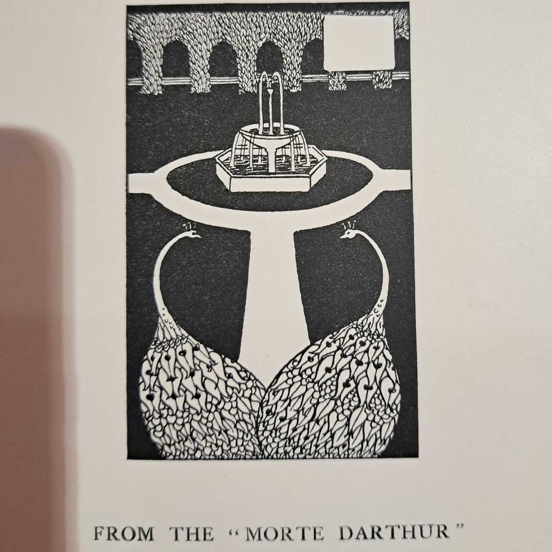 Chapter illustration from Aubrey Beardsley's Le Morte d'Arthur, 1905