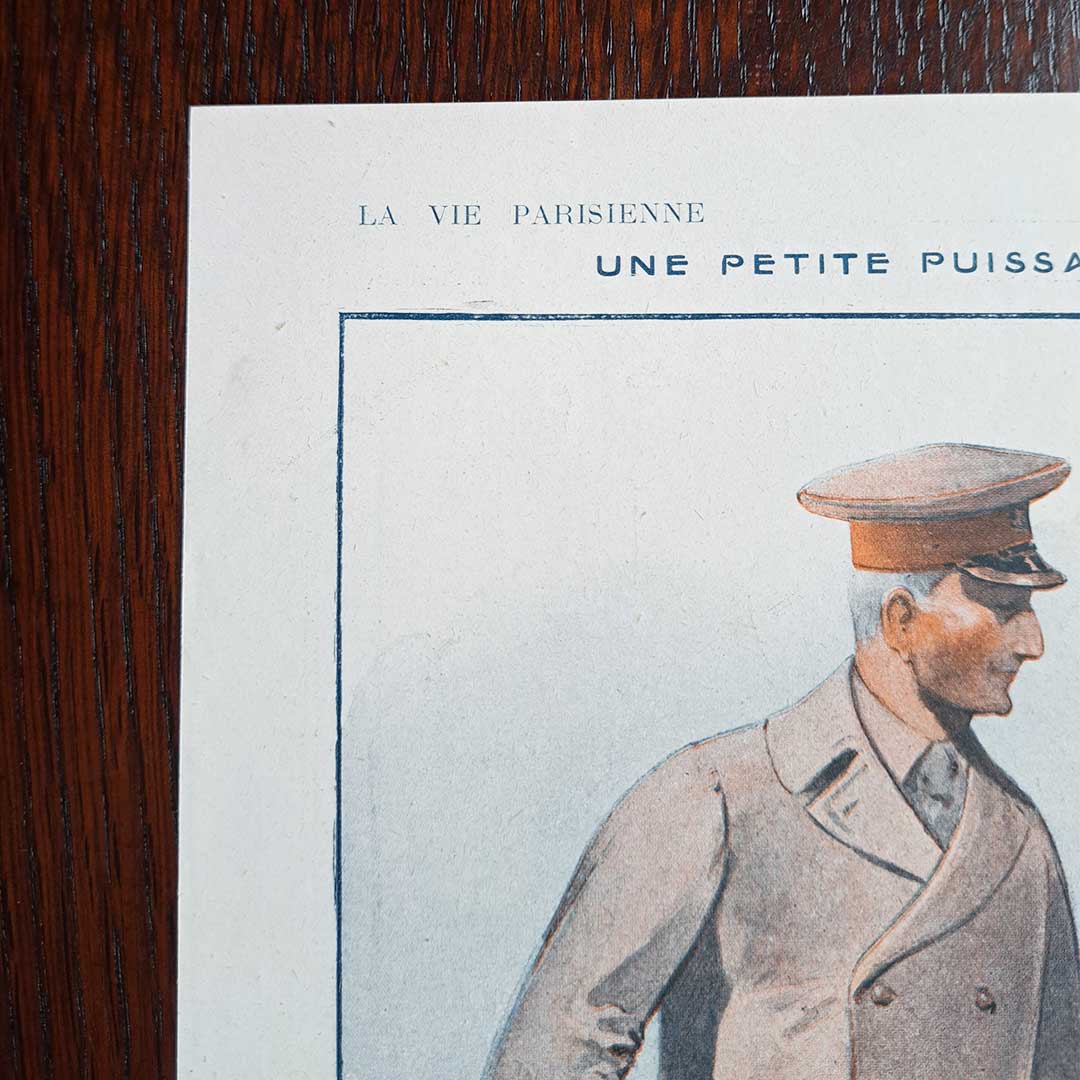 La Vie Parisienne《恋の駆け引きは中立で（1919年3月22日号）》ルイ・ヴァレ