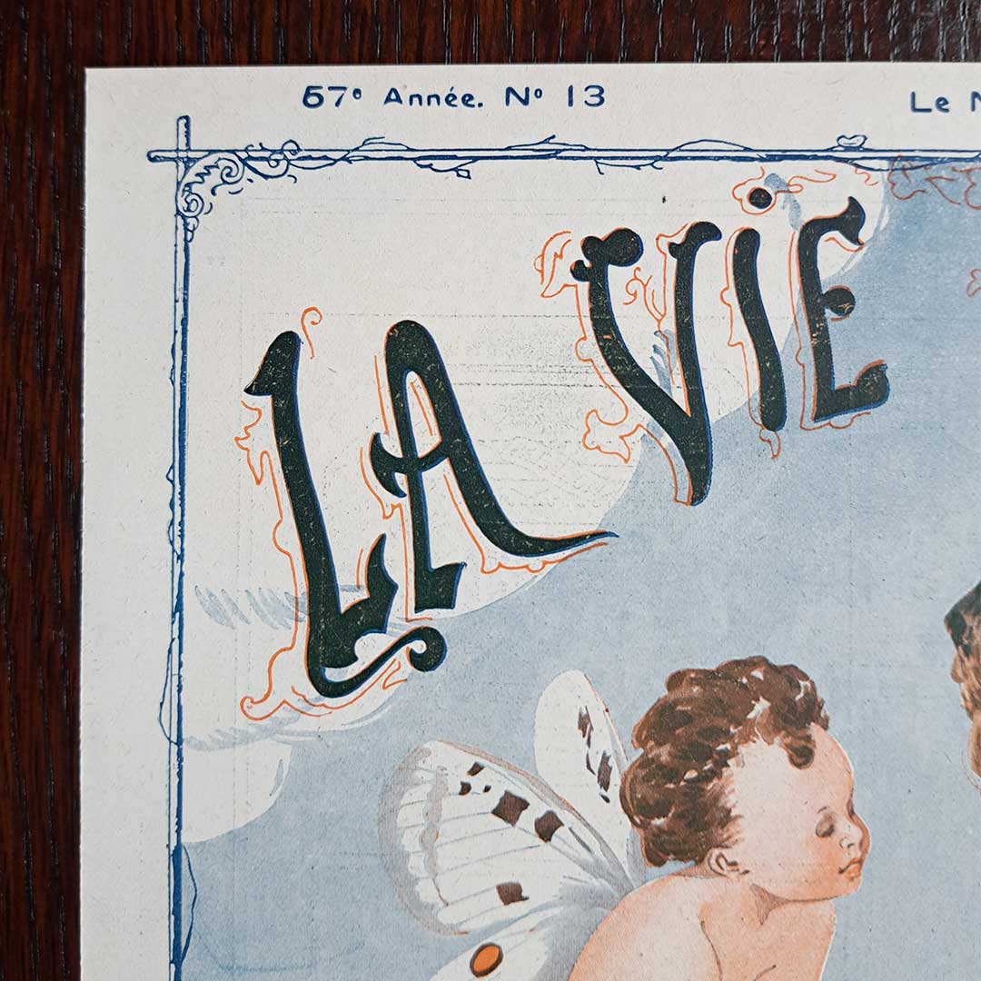 La Vie Parisienne《白い蝶々（1919年3月29日号）》 ジョルジュ・レオネック