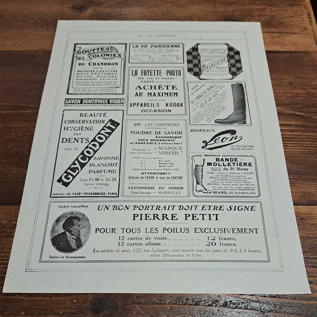 La Vie Parisienne《白い蝶々（1919年3月29日号）》 ジョルジュ・レオネック