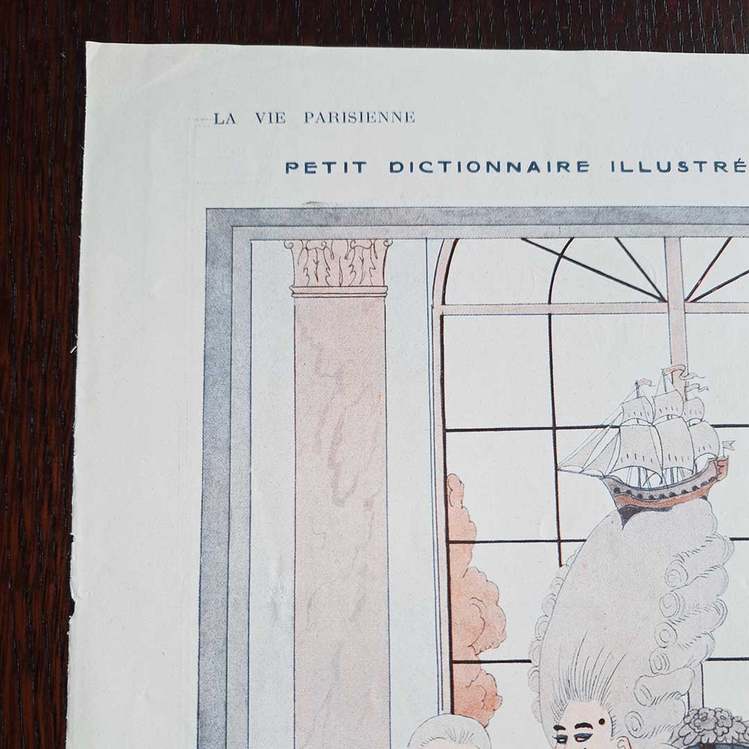 ジョルジュ・バルビエ　≪La Vie Parisienne（1922年5月6日号）》