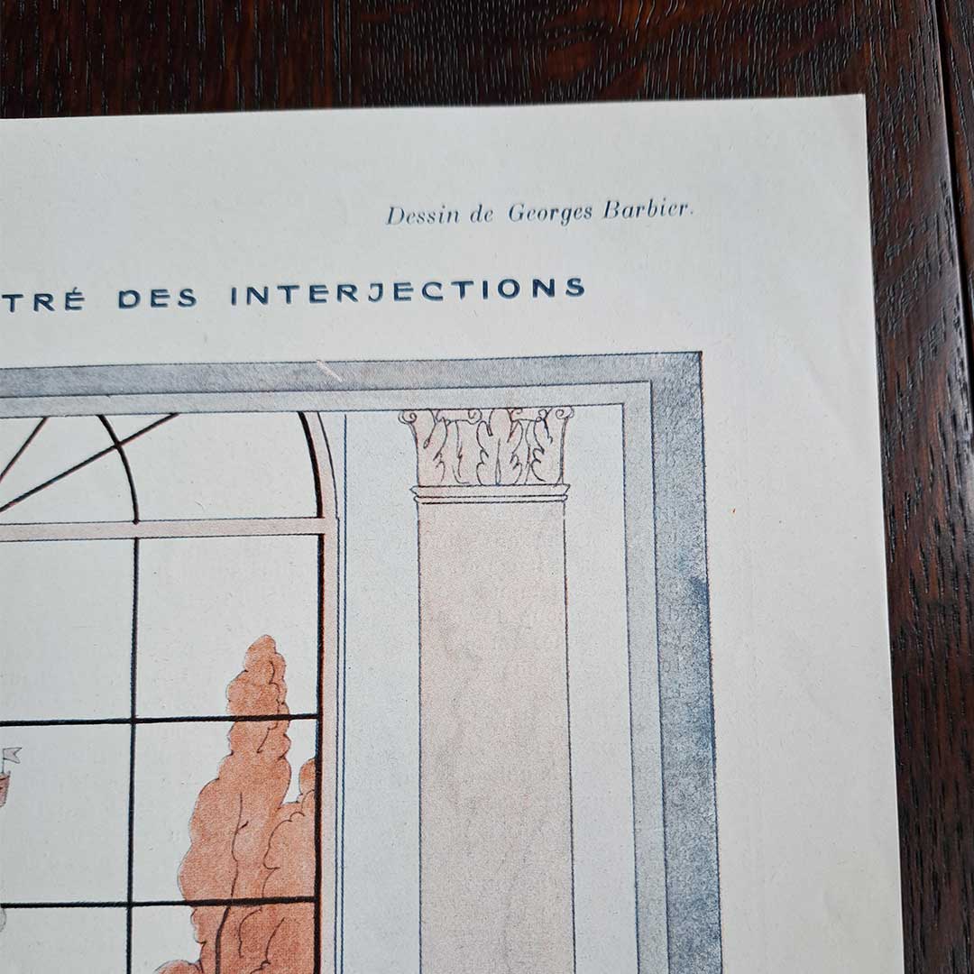 ジョルジュ・バルビエ　≪La Vie Parisienne（1922年5月6日号）》