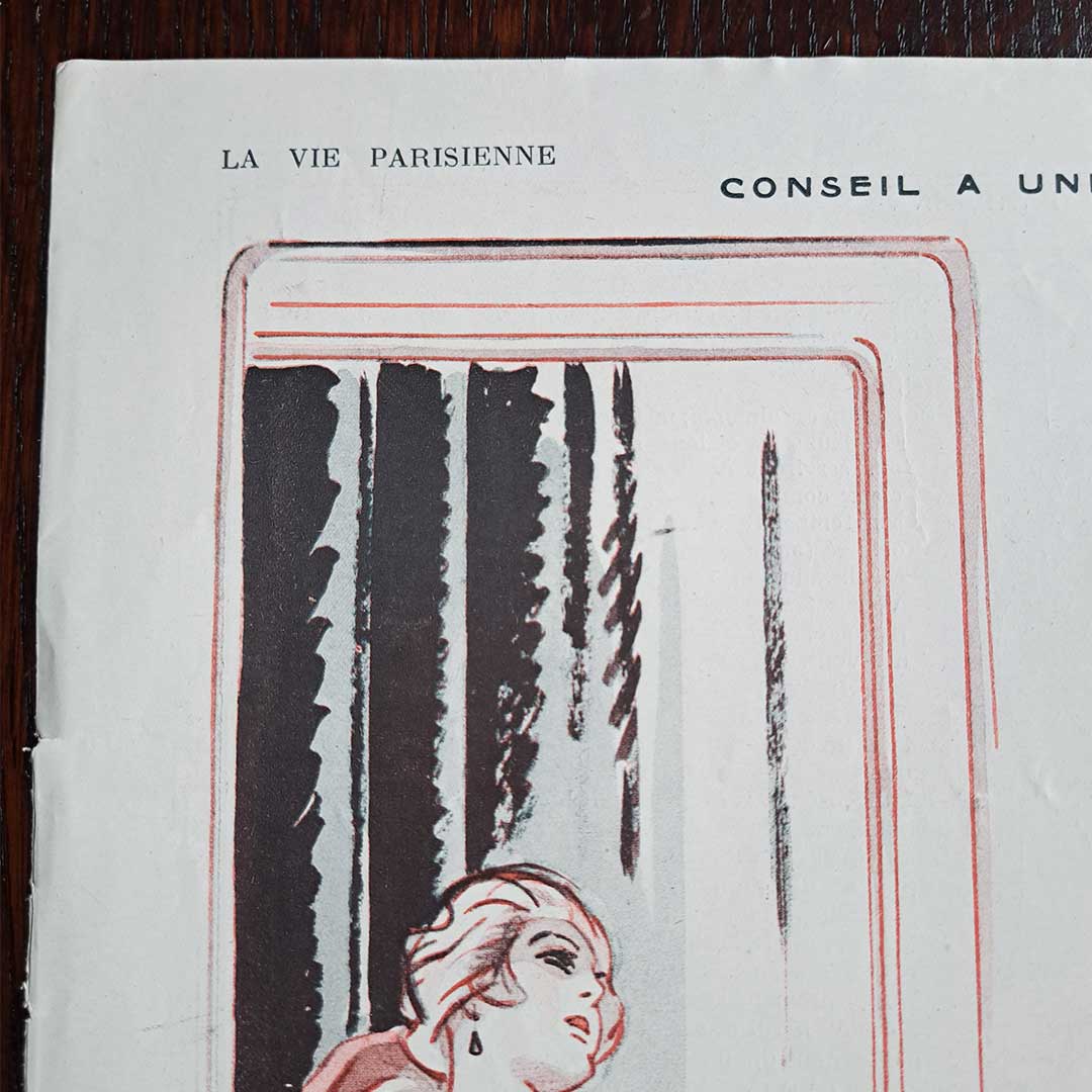 La Vie Parisienne《初心者への助言（1922年6月17日号）》ルネ・プレジュラン