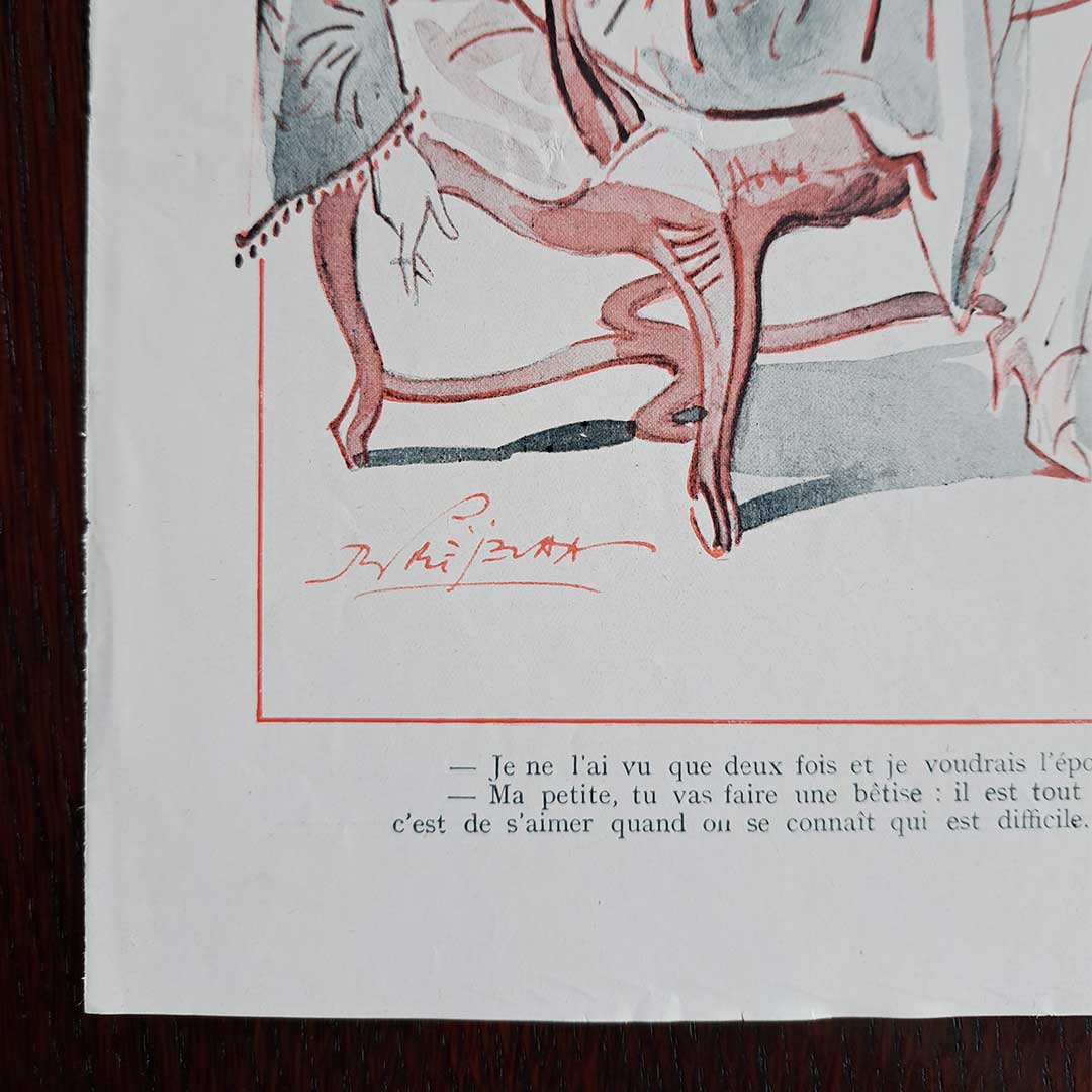 La Vie Parisienne《初心者への助言（1922年6月17日号）》ルネ・プレジュラン