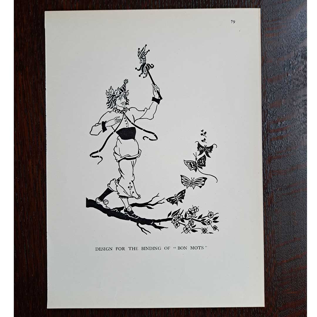 Decoration from Aubrey Beardsley's "Bon Mots", 1905