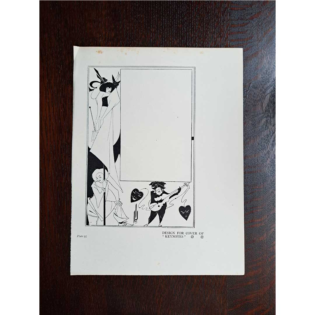 Aubrey Beardsley, cover design for "Keynotes", circa 1900
