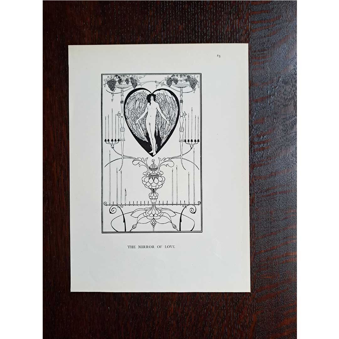 Aubrey Beardsley, "The Mirror of Love", 1905