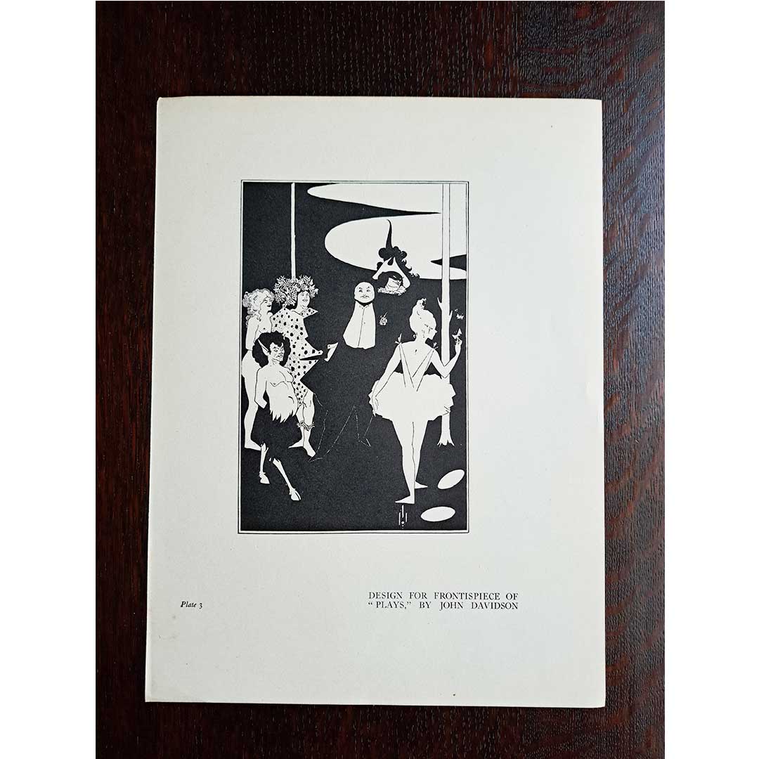 オーブリー・ビアズリー ≪戯曲集≫　1900年頃