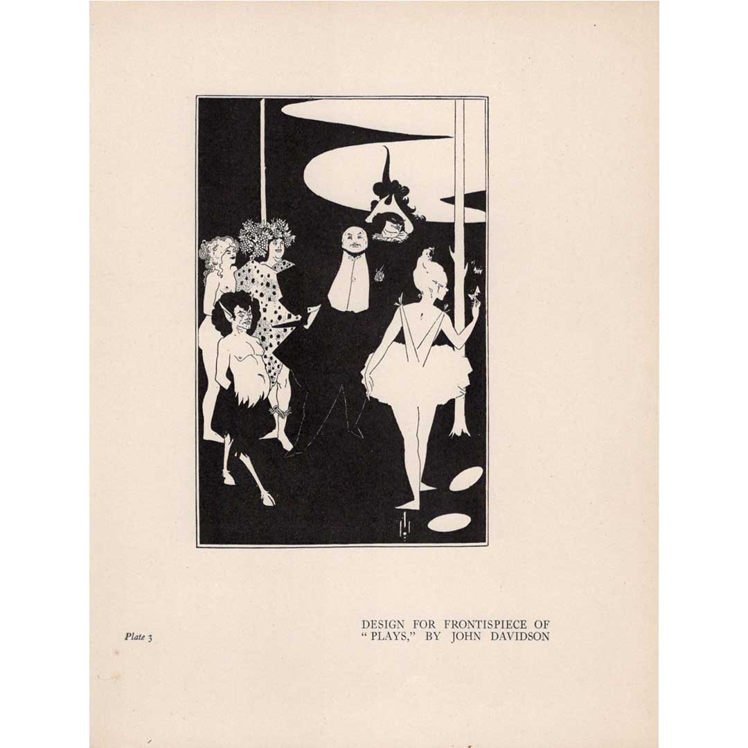 オーブリー・ビアズリー ≪戯曲集≫　1900年頃