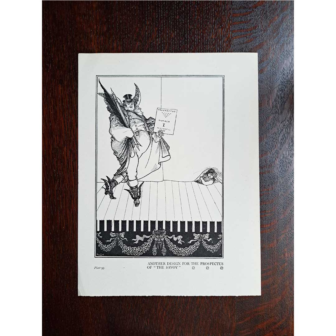 Aubrey Beardsley, sample book design for The Savoy, circa 1900