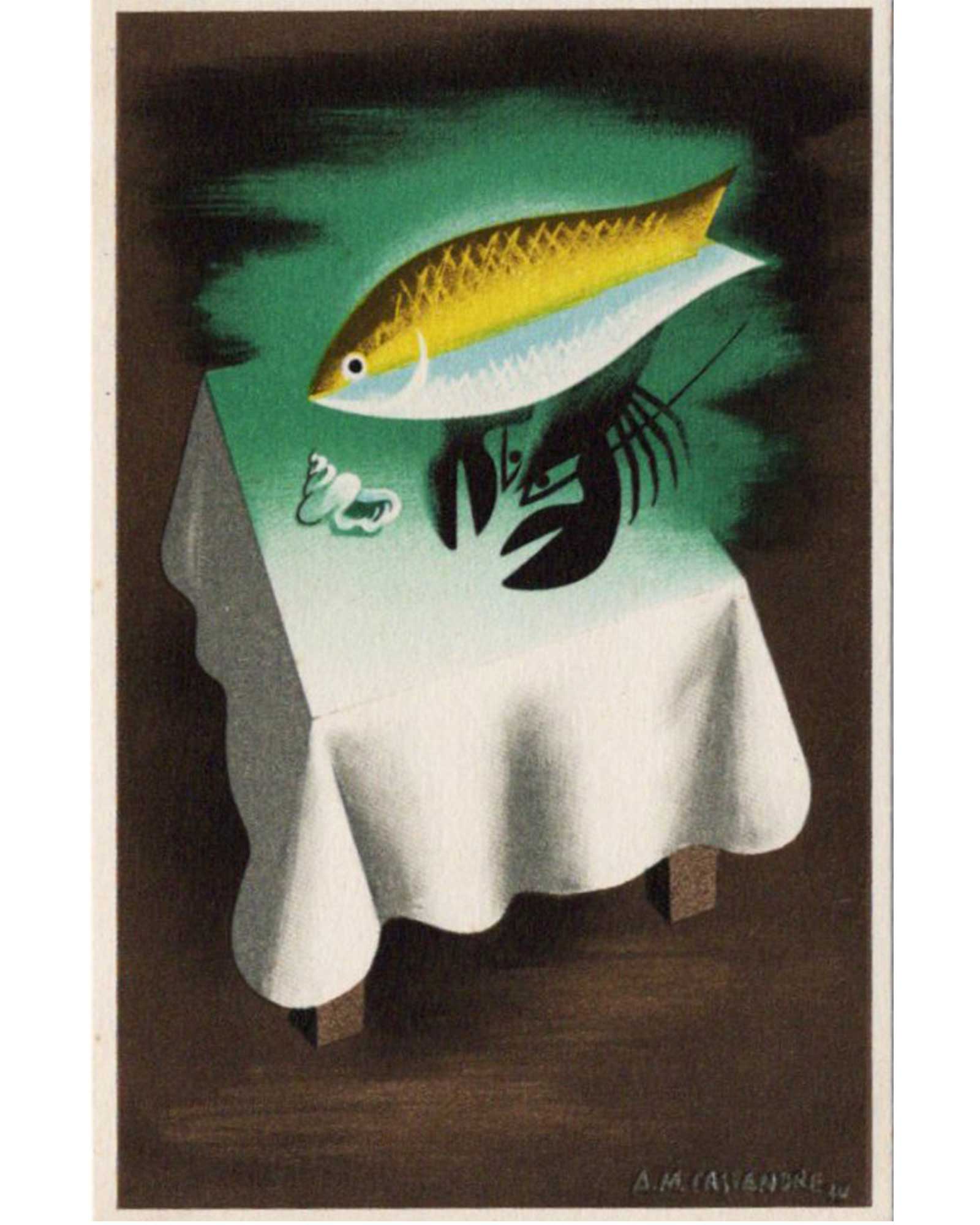 Cassandre "Maison Prunier" flyer (circa 1930)