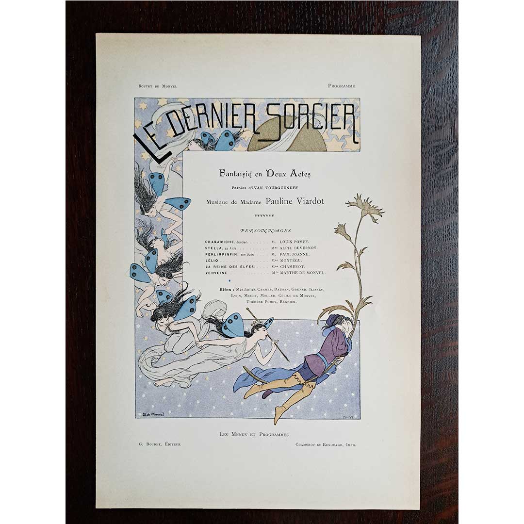 Boutet de Monvel "Le Dernier Sorcier" by Pauline Garcia-Viardot