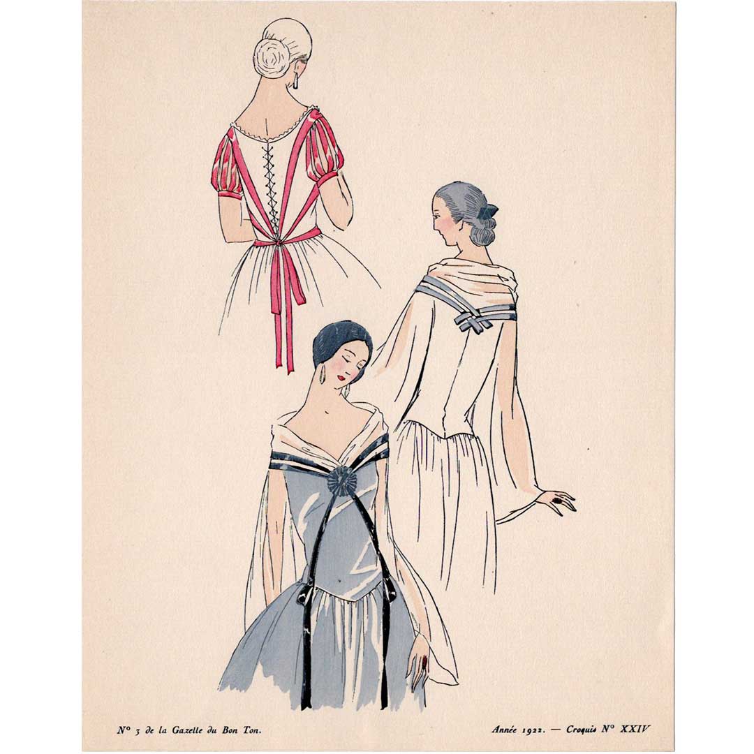 アール・デコ「ガゼット・デュ・ボン・トン」1922年