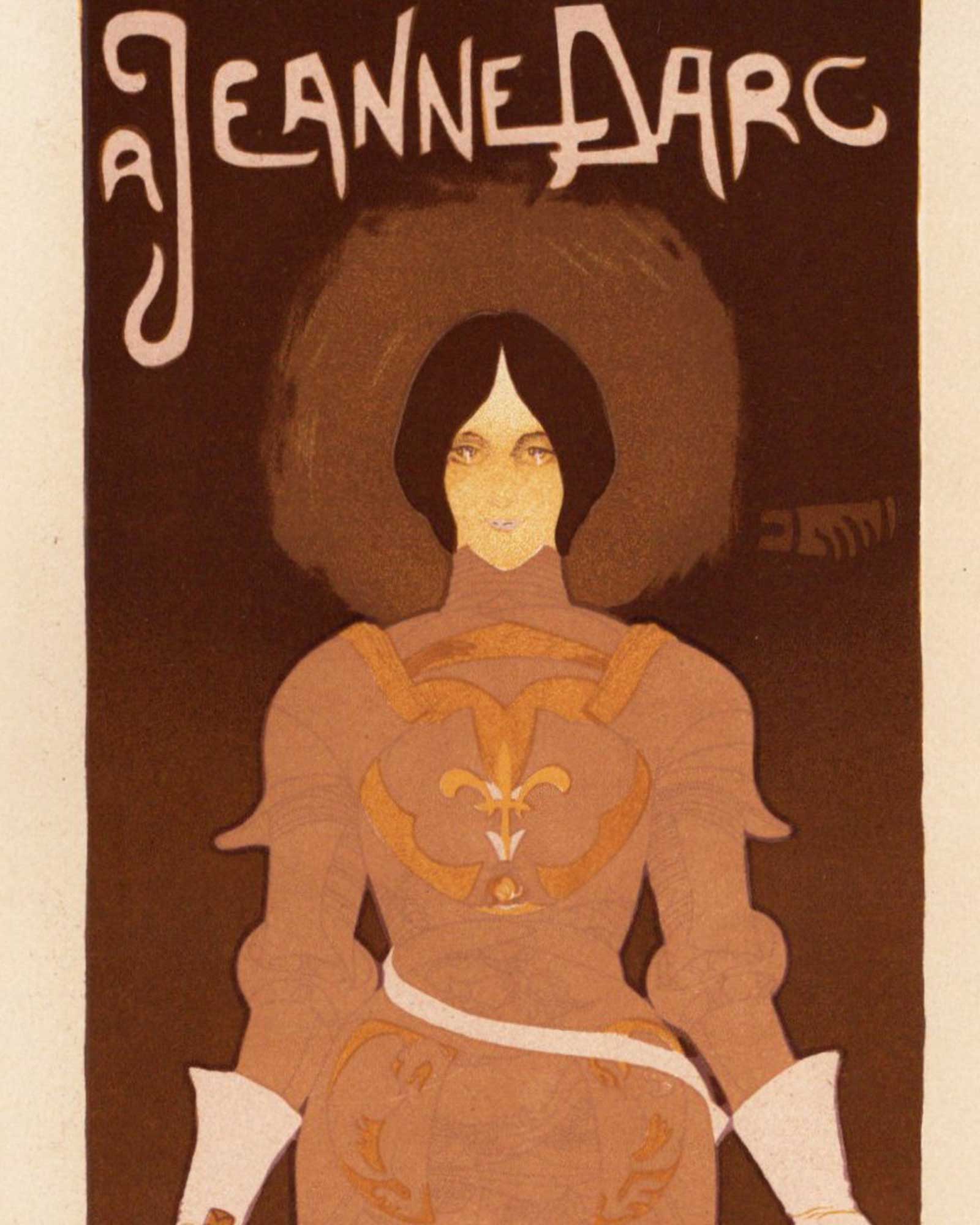ジョルジュ・ド・フール ≪ジャンヌ・ダルク≫ 1898年上半身
