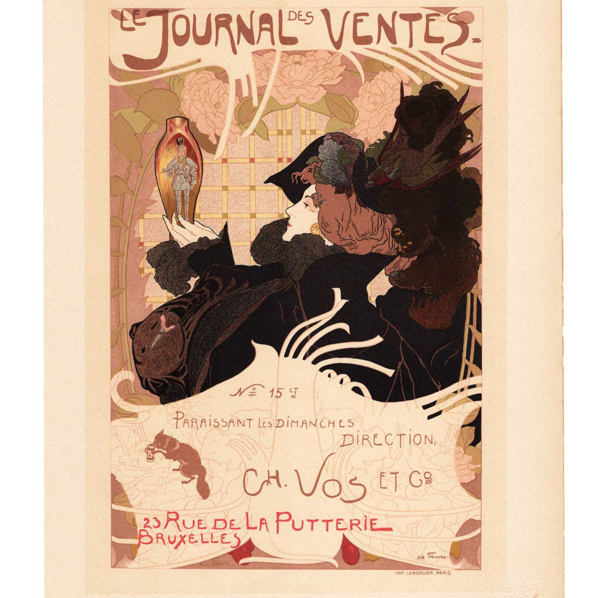 ジョルジュ・ド・フール ≪オークション情報誌≫ 1898年｜絵画 