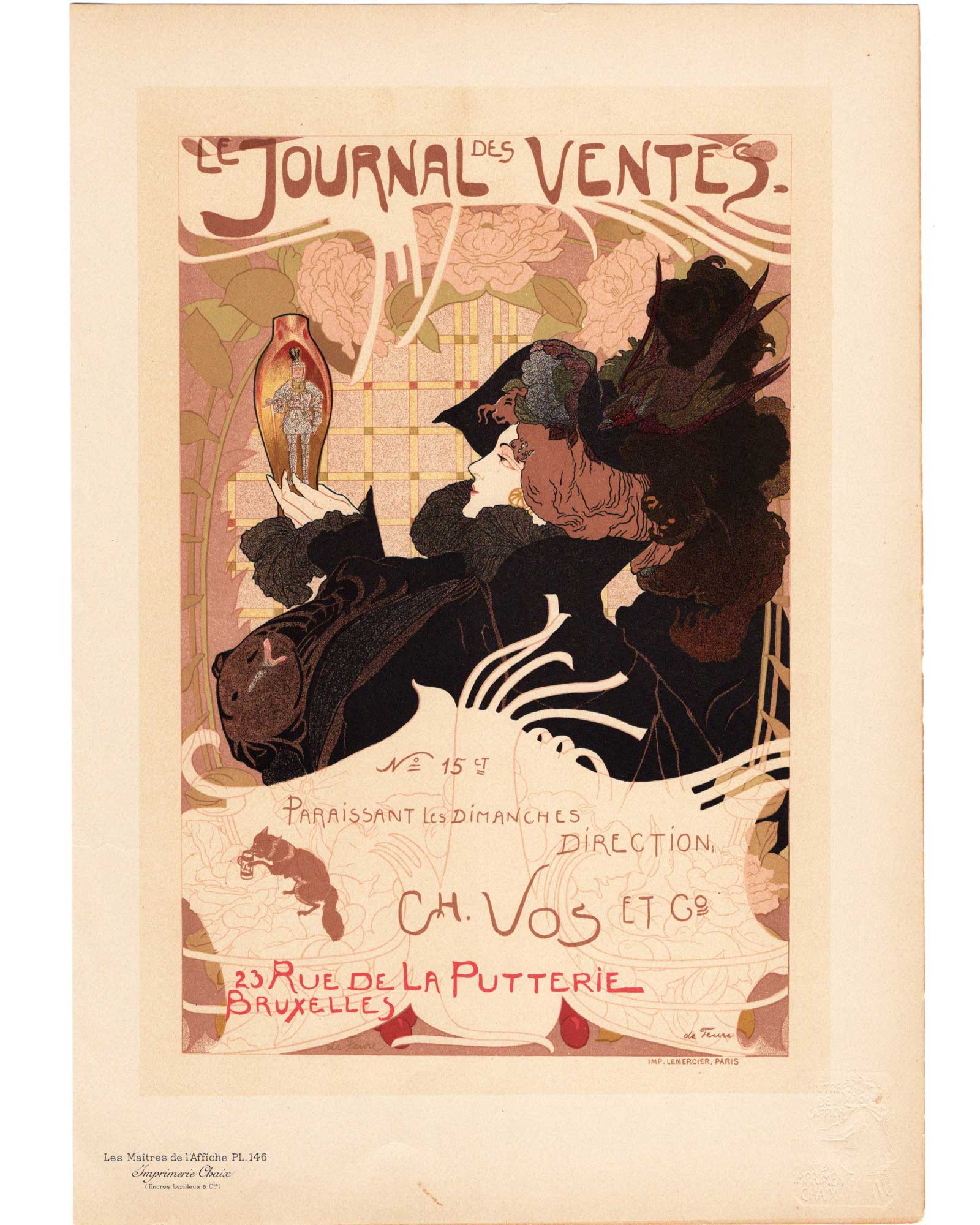 ジョルジュ・ド・フール ≪オークション情報誌≫ 1898年のスキャン画像