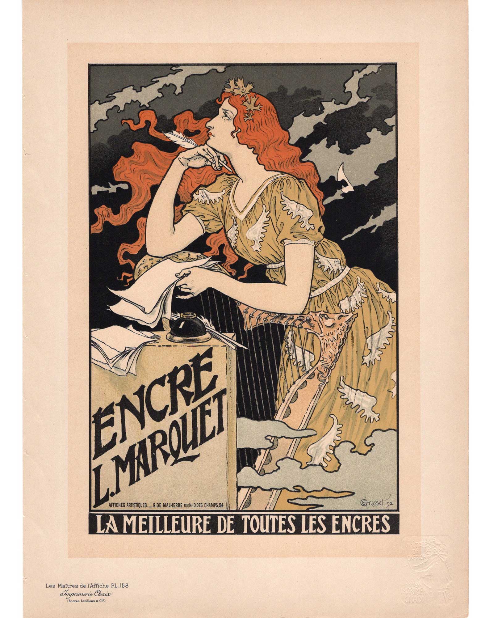 ウジェーヌ・グラッセ ≪マルケのインク≫ 1899年のスキャン画像