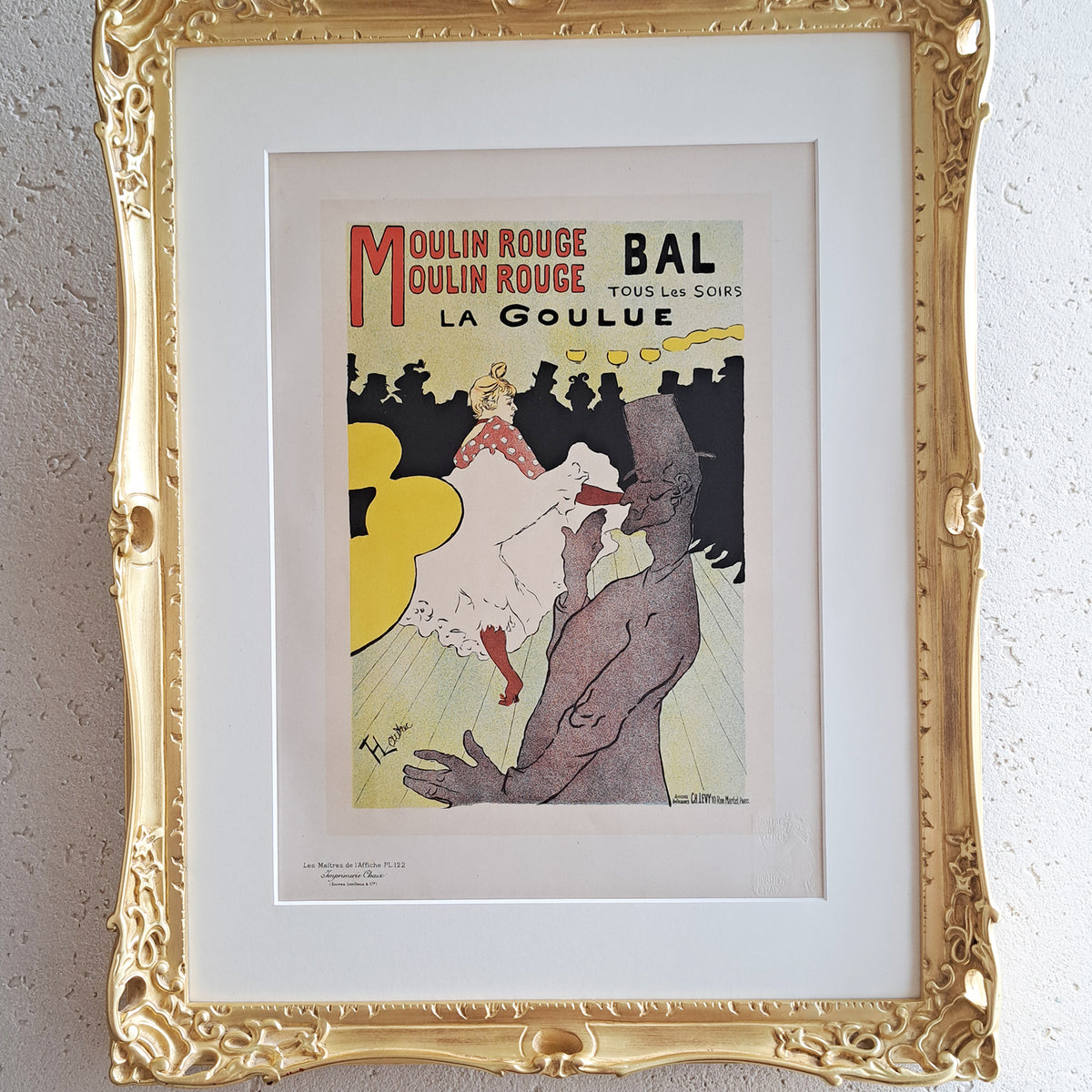 ロートレック《ムーラン・ルージュ・ラ・グーリュ》1898年版｜絵画 