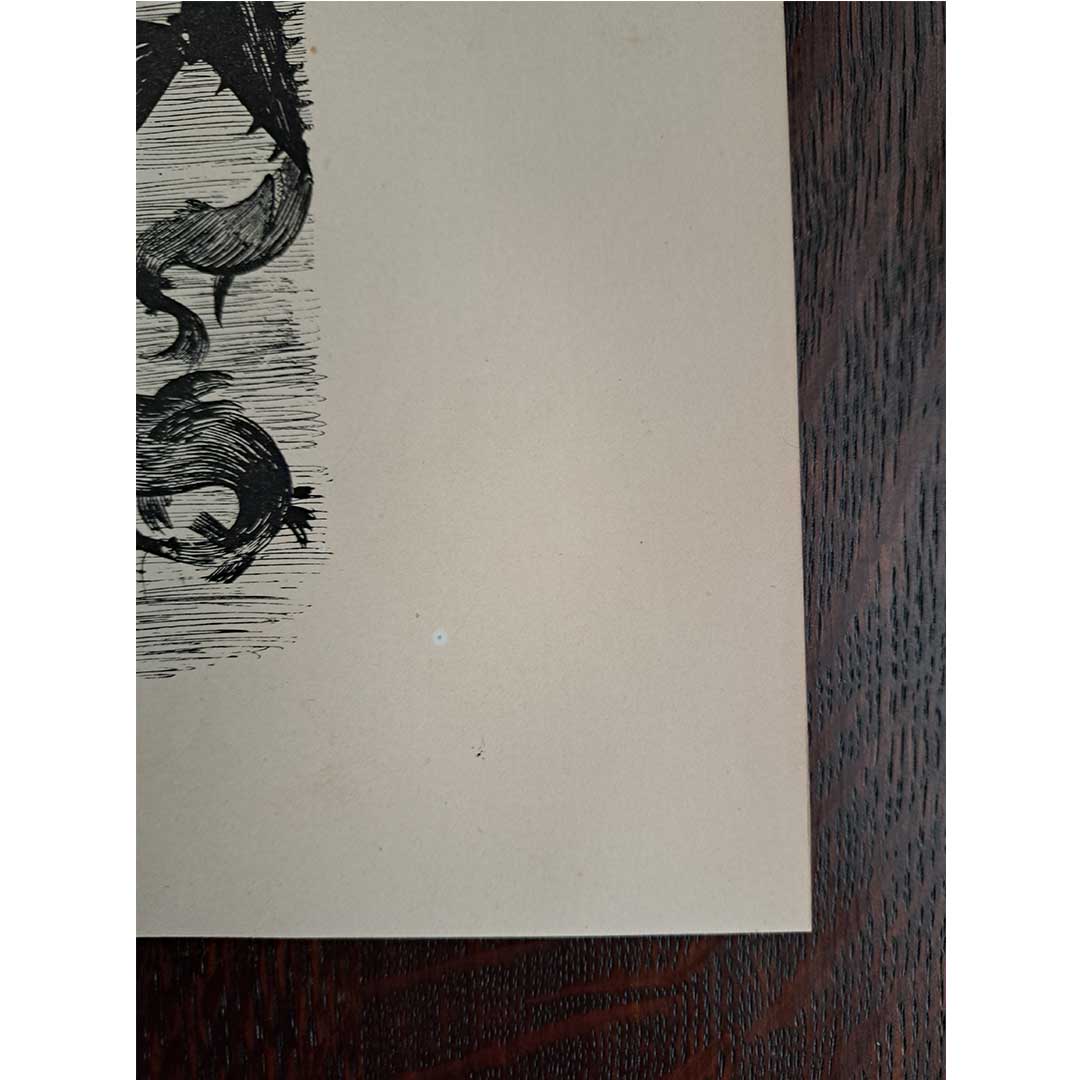 アルベール・ロビダ≪潜水漁≫『20世紀』より