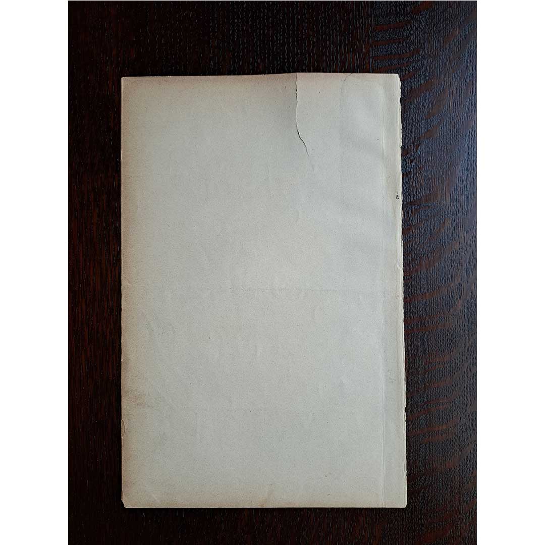 "Les Vieilles Larmes" ca.1900 chanson sheet music