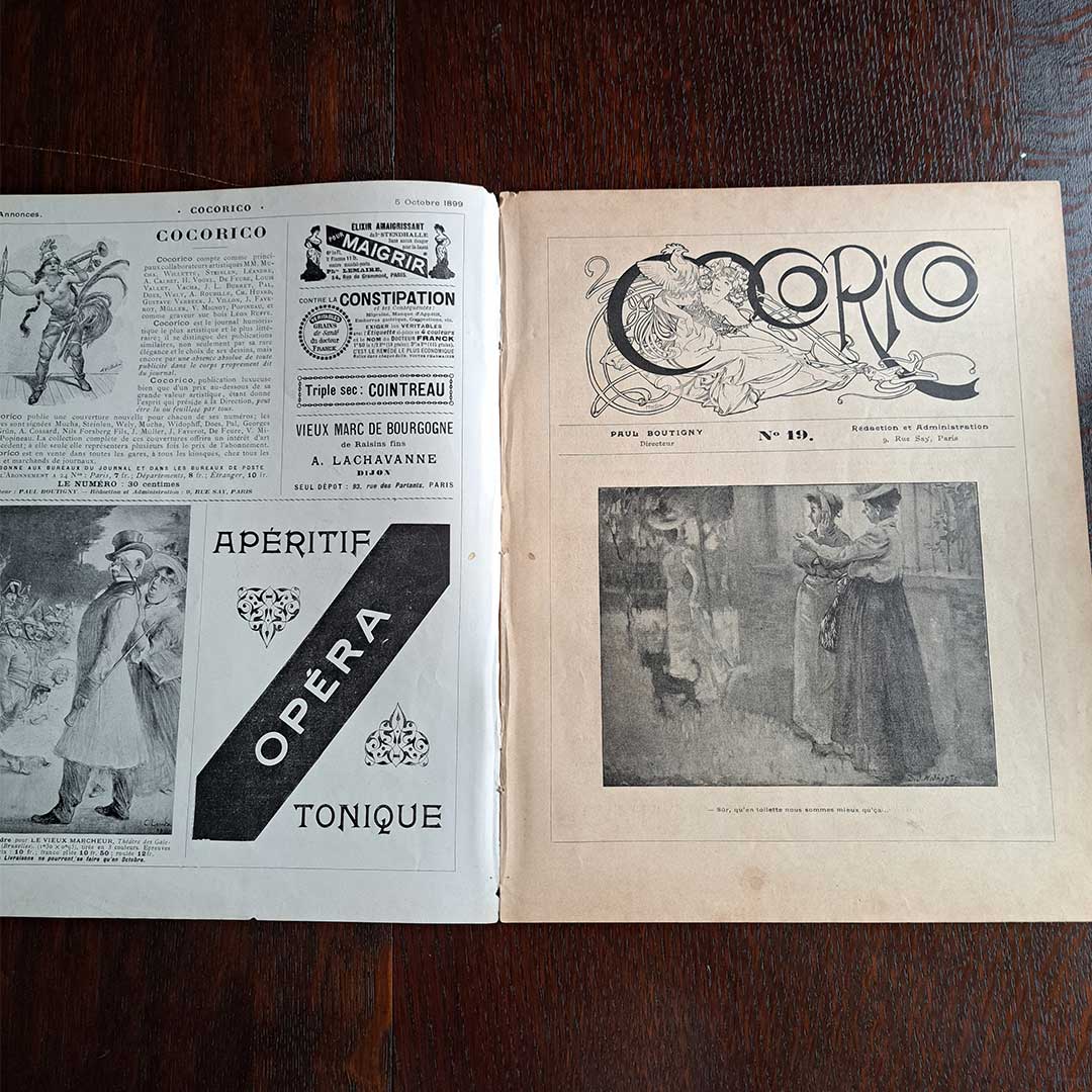 Alphonse Mucha "Cocorico No. 19"