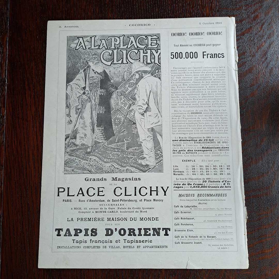 Alphonse Mucha "Cocorico No. 19"