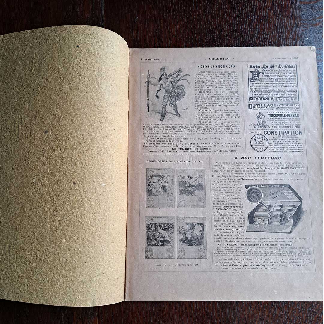 Alphonse Mucha "Cocorico No. 24"