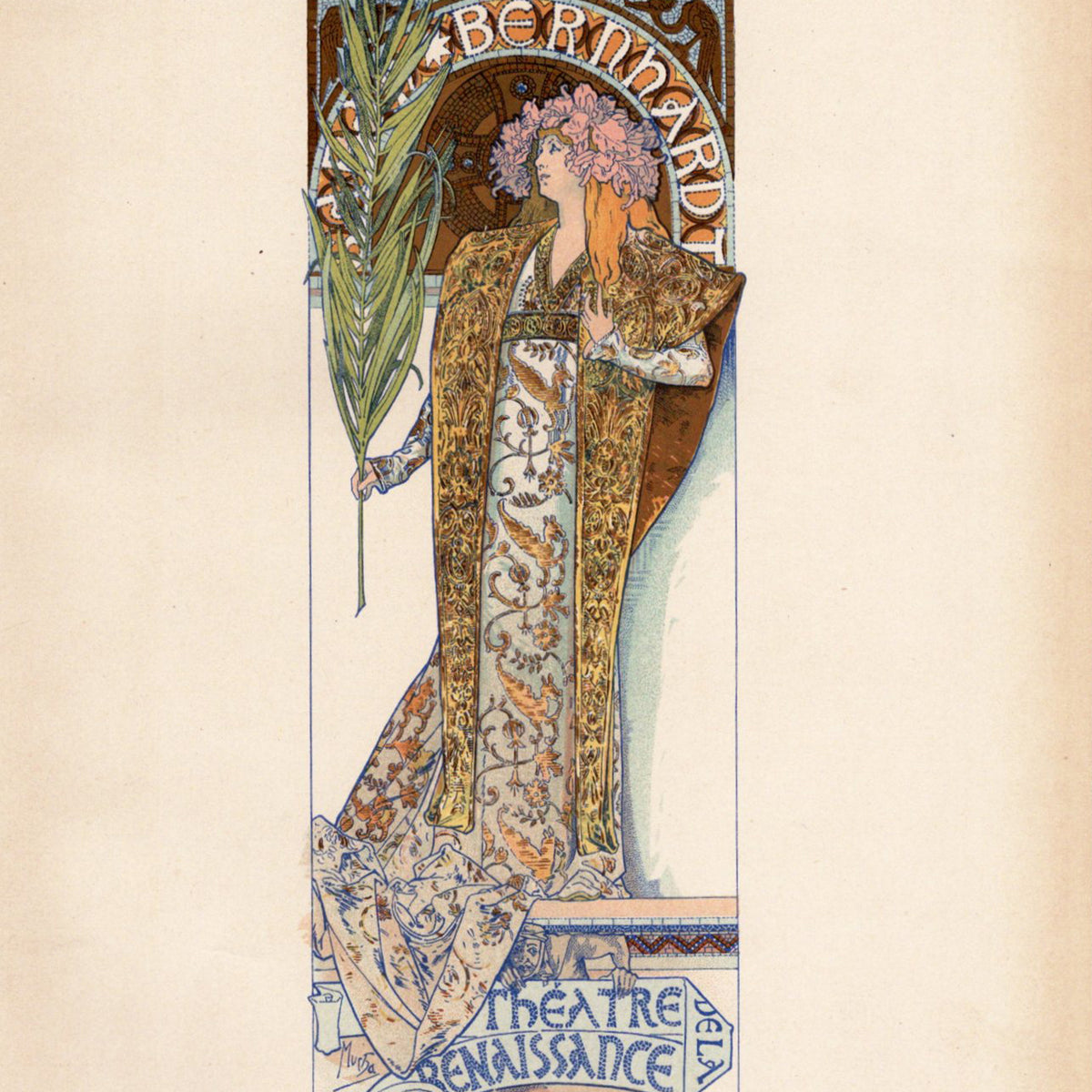 アルフォンス・ミュシャ ≪ジスモンダ≫ 1896年｜絵画・リトグラフ版画 