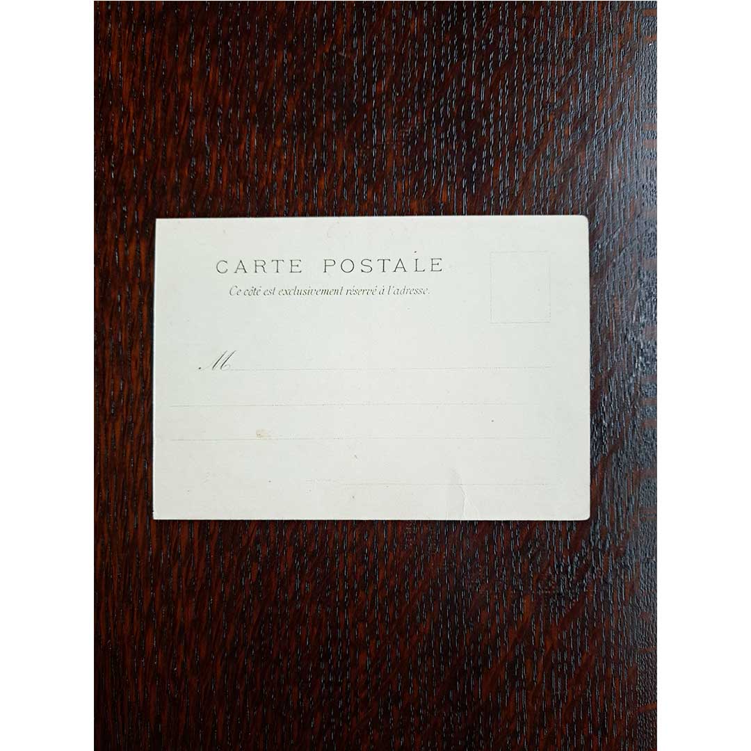 アルフォンス・ミュシャ ≪夢想≫ 1900年 アンティーク絵はがき