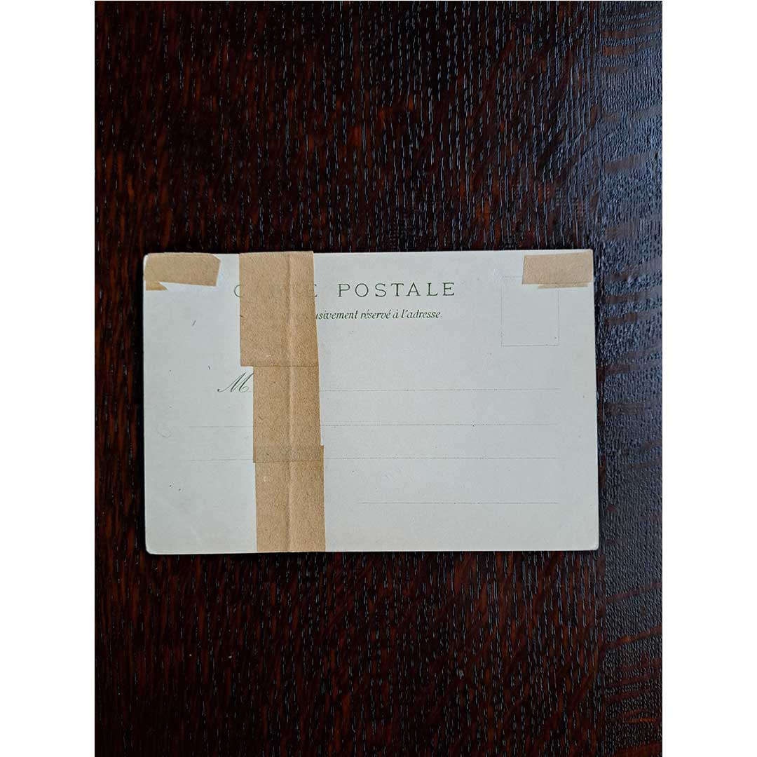 アルフォンス・ミュシャ ≪秋―四季≫  1900年　アンティーク絵はがき