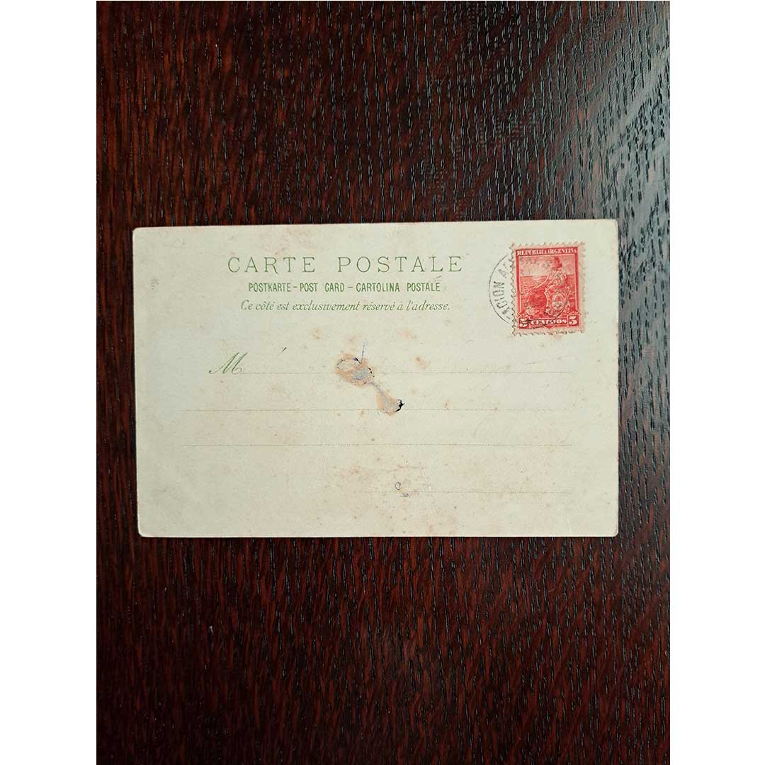 アルフォンス・ミュシャ ≪夏―四季≫  1900年　アンティーク絵はがき