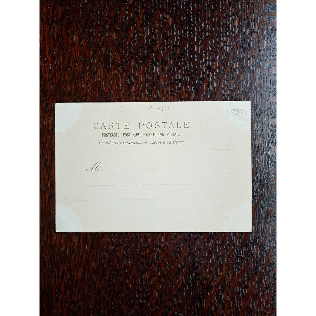 アルフォンス・ミュシャ ≪詩―四芸術≫ 1900年 アンティーク絵はがき