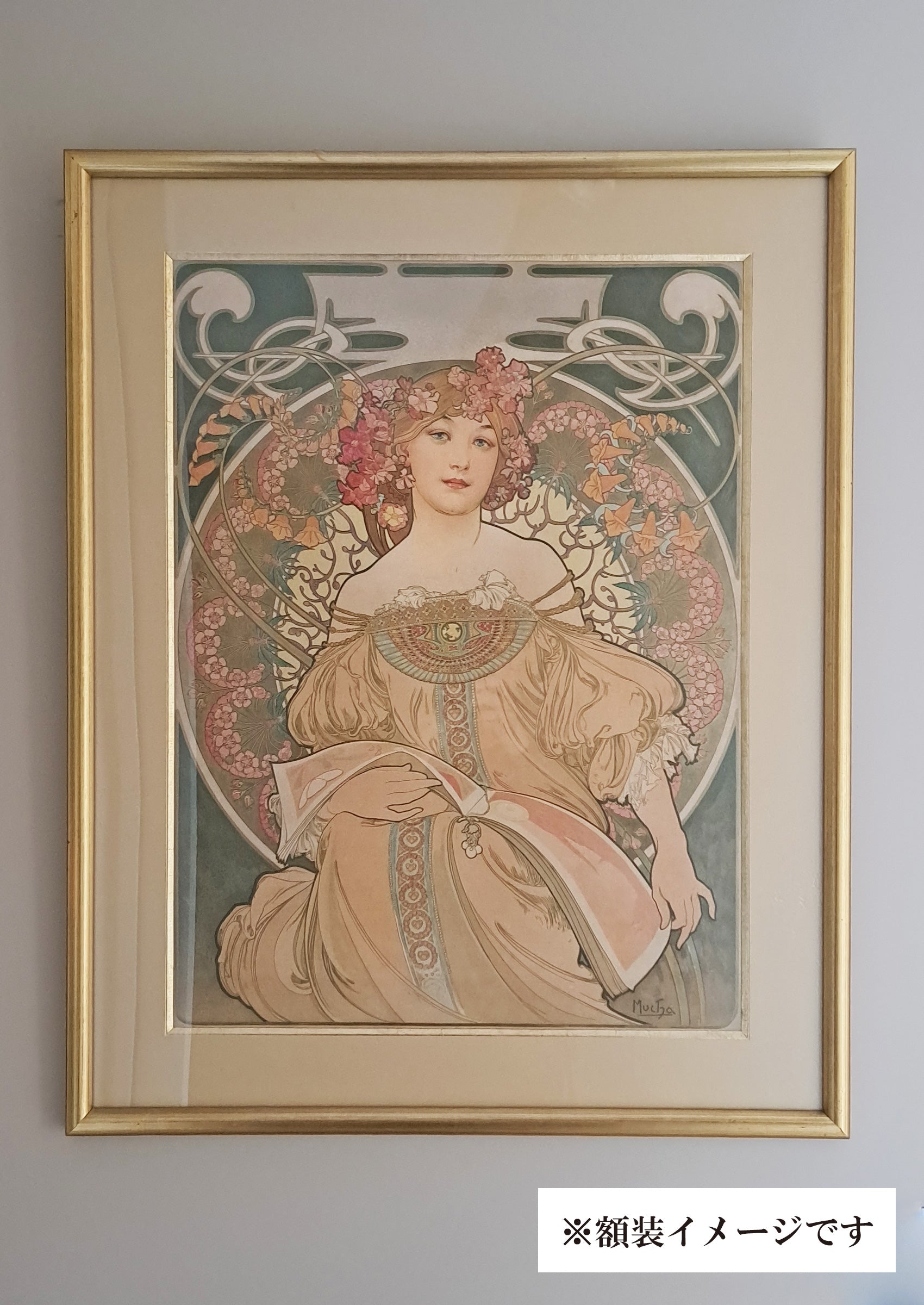 アルフォンス・ミュシャ ≪夢想≫ 1897年 リトグラフ